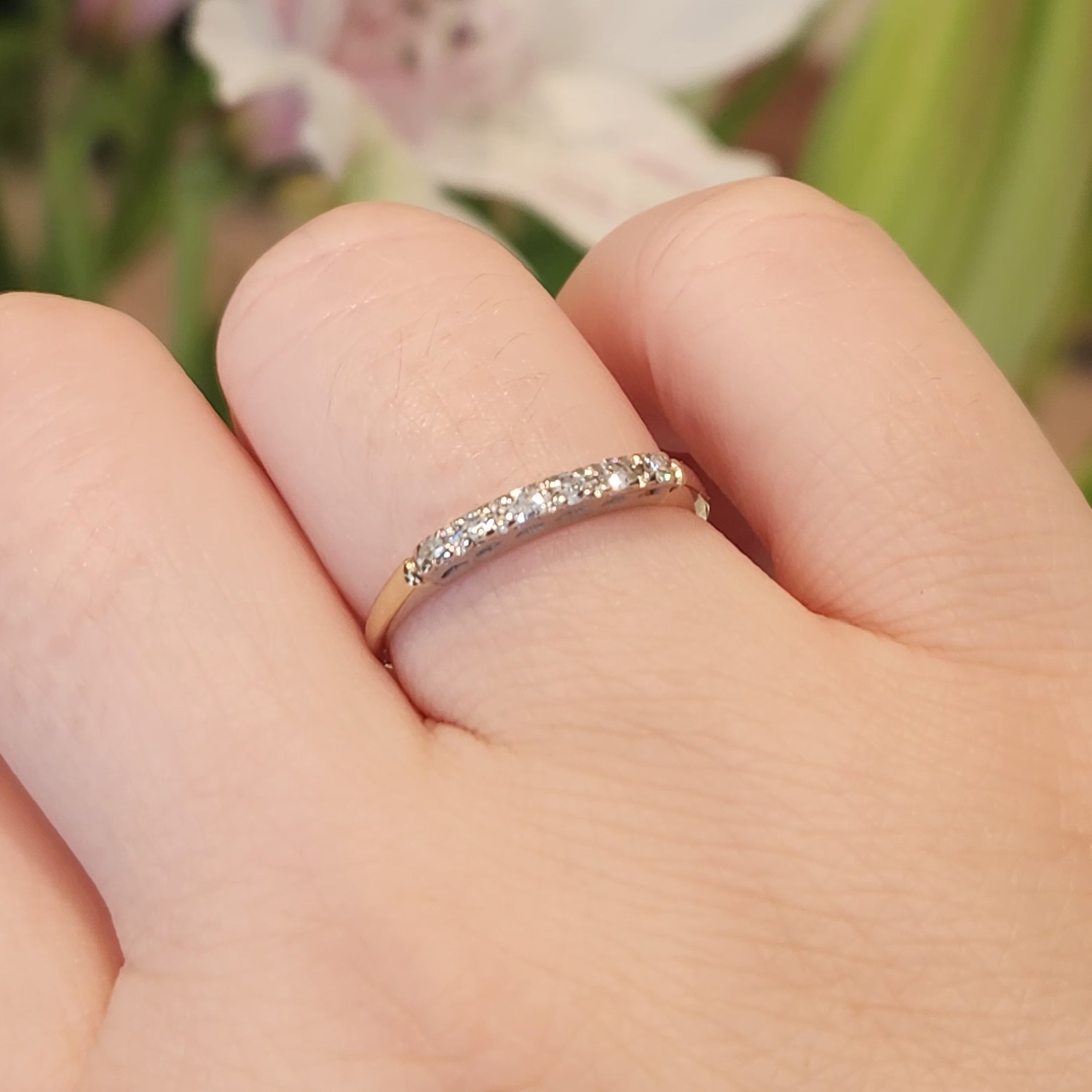 Vintage Diamond Wedding Band