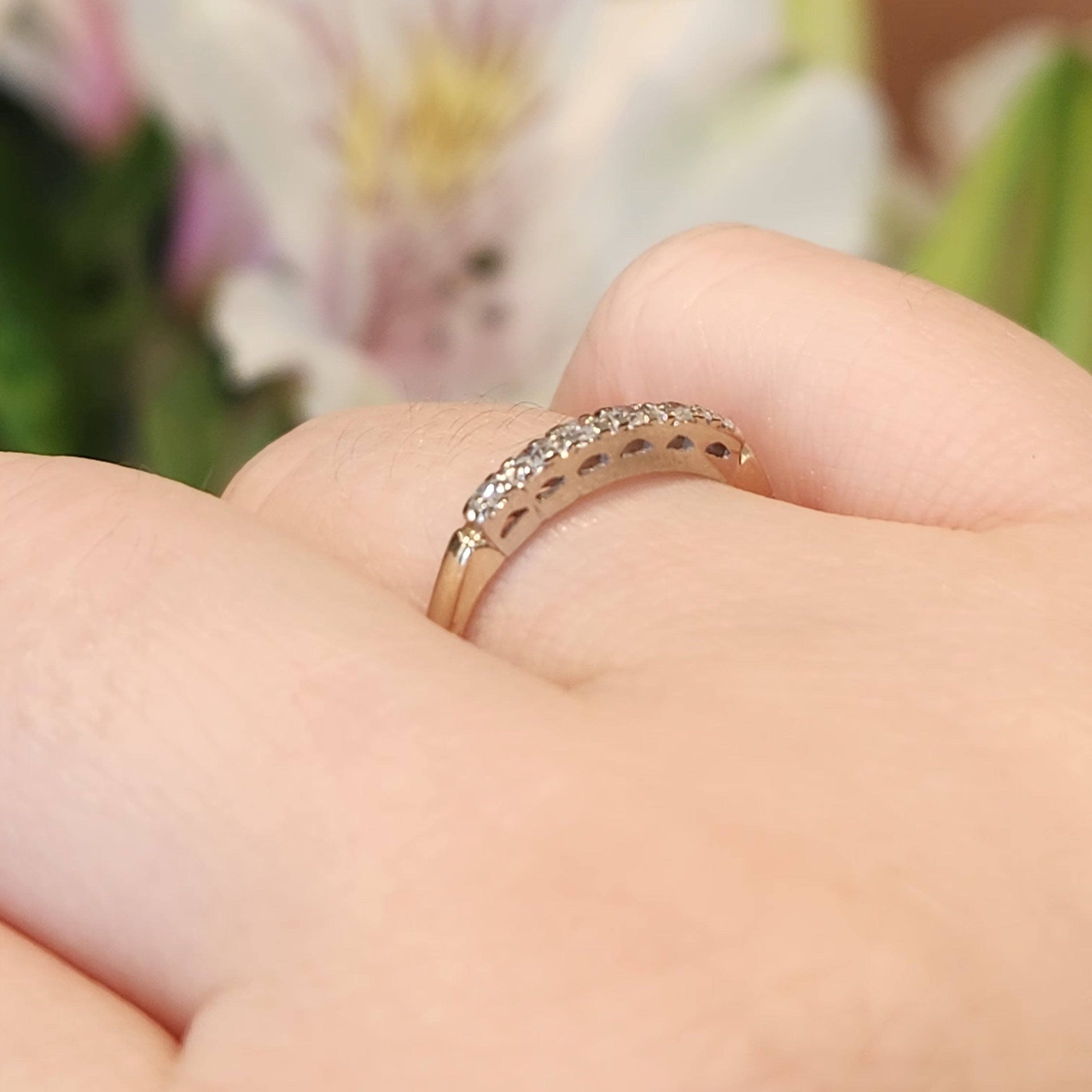 Vintage Diamond Wedding Band