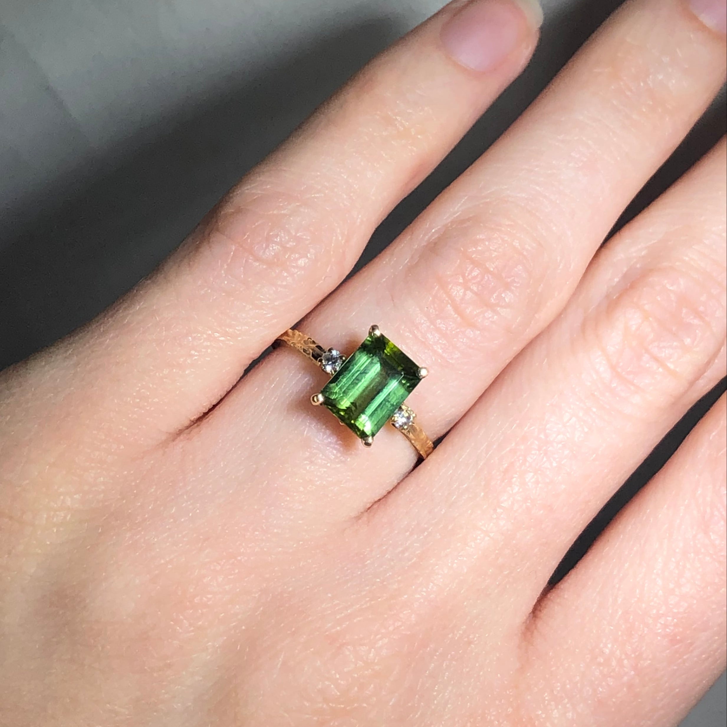 The Tourmaline Trio Fashion Ring