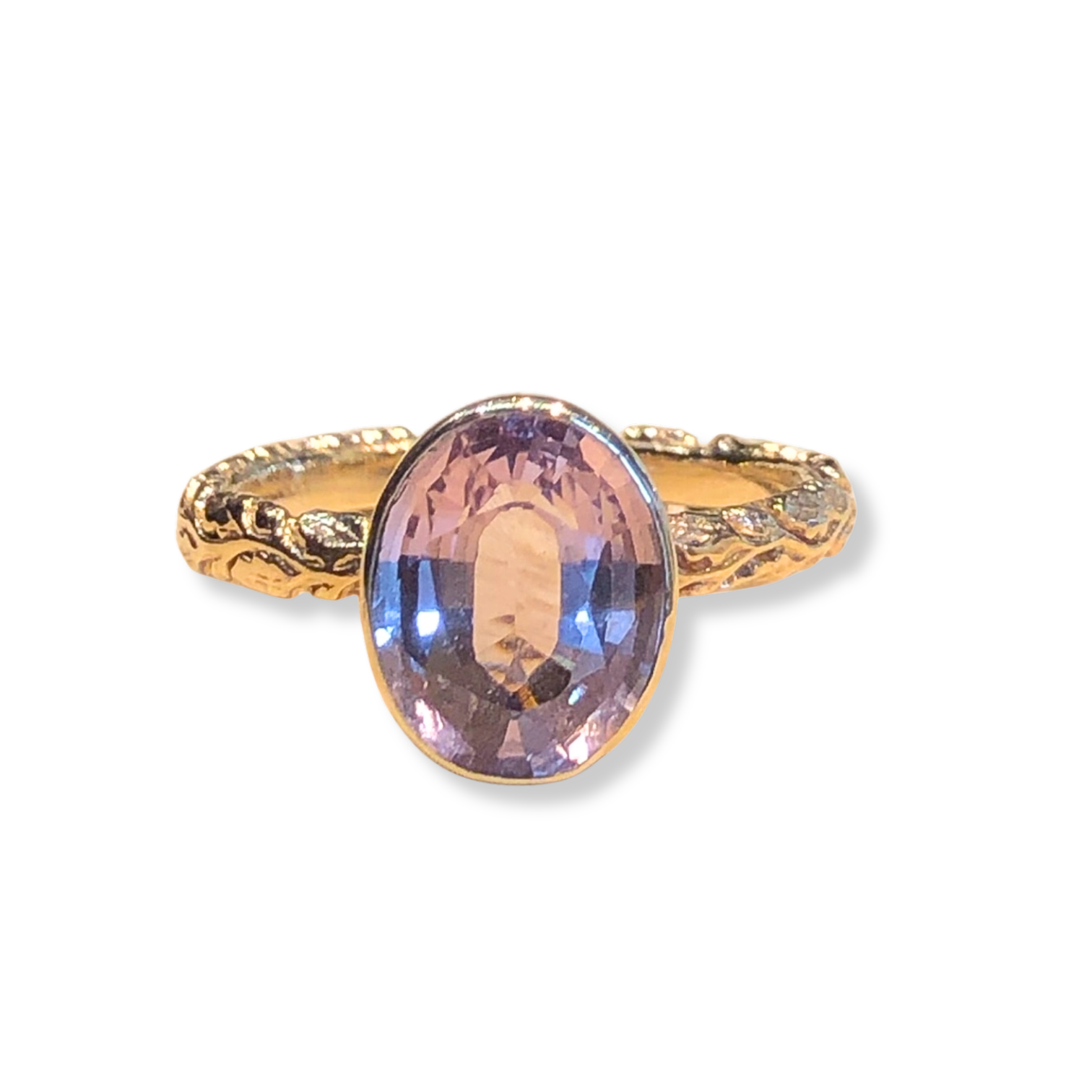 Imperial Topaz Victorian Vine Ring