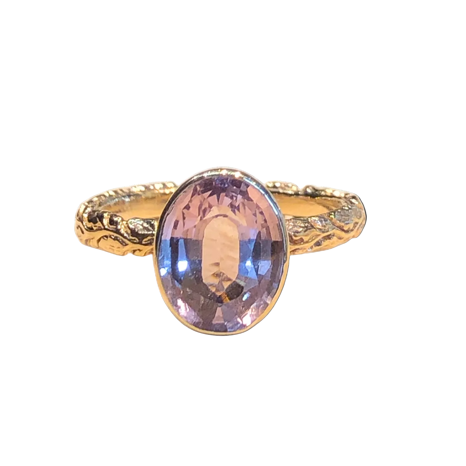 Imperial Topaz Victorian Vine Ring