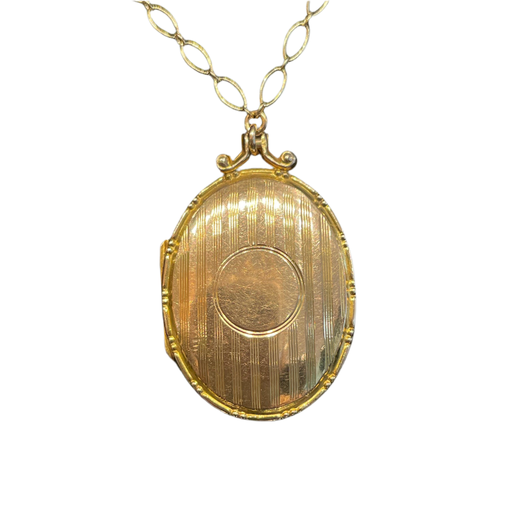 Rebekah Brooks Jewelry, locket, antique locket, gold locket, oval locket, yellow gold locket, locket necklace, locket pendant, necklace, pendant necklace, antique necklace, antique locket necklace, northampton
