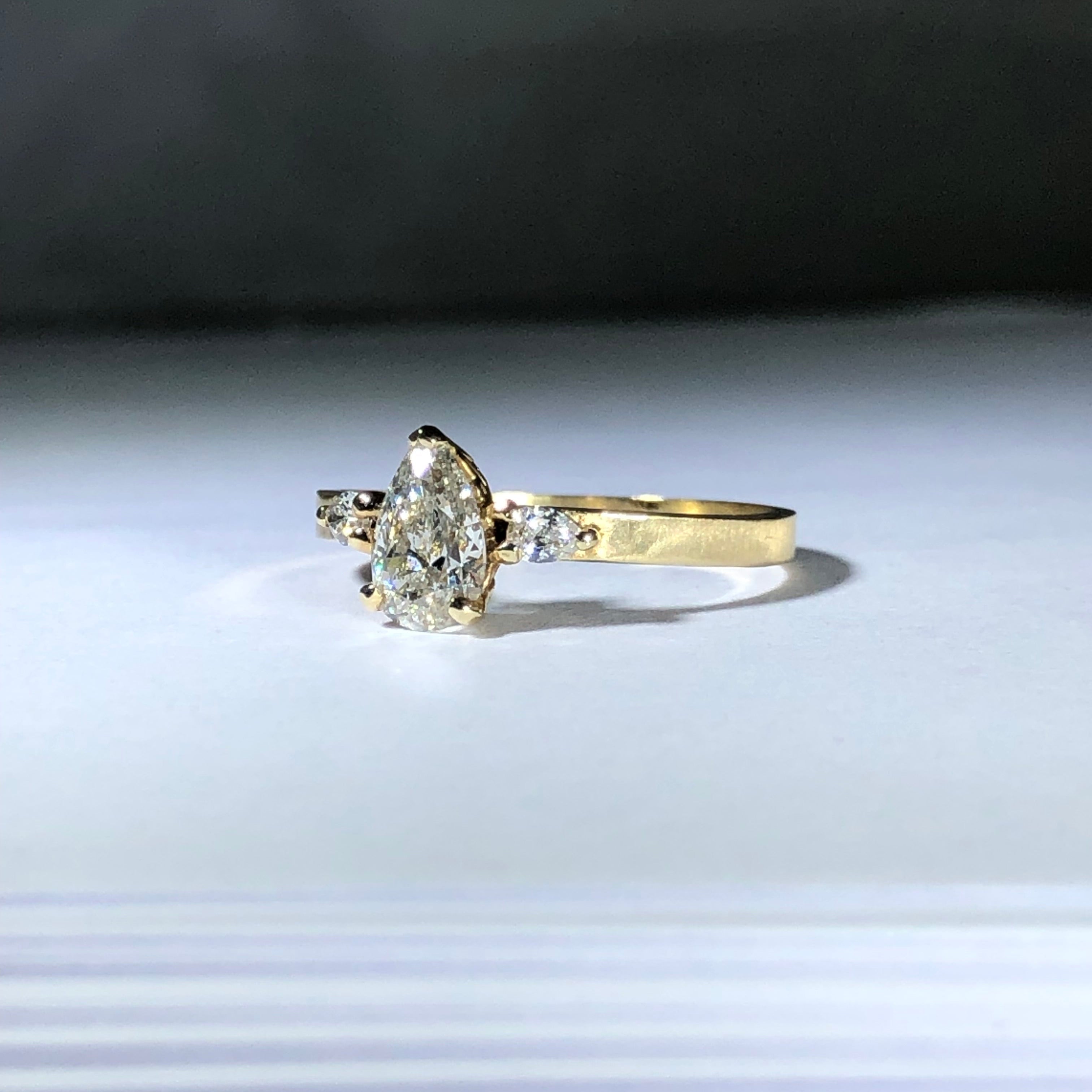 The Three Petal Engagement Ring