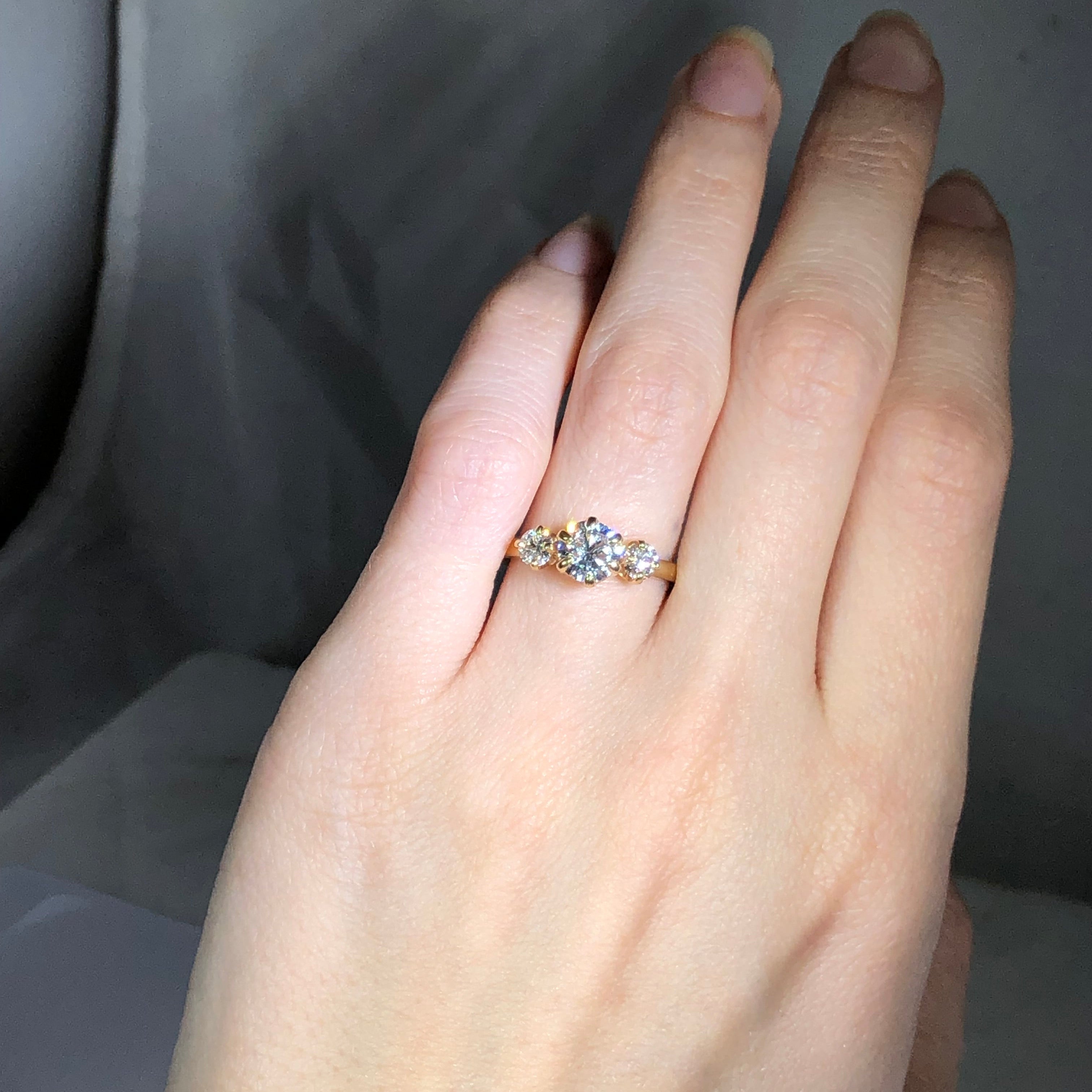 The Classic Trio Engagement Ring