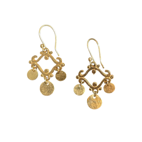 14k chime earrings