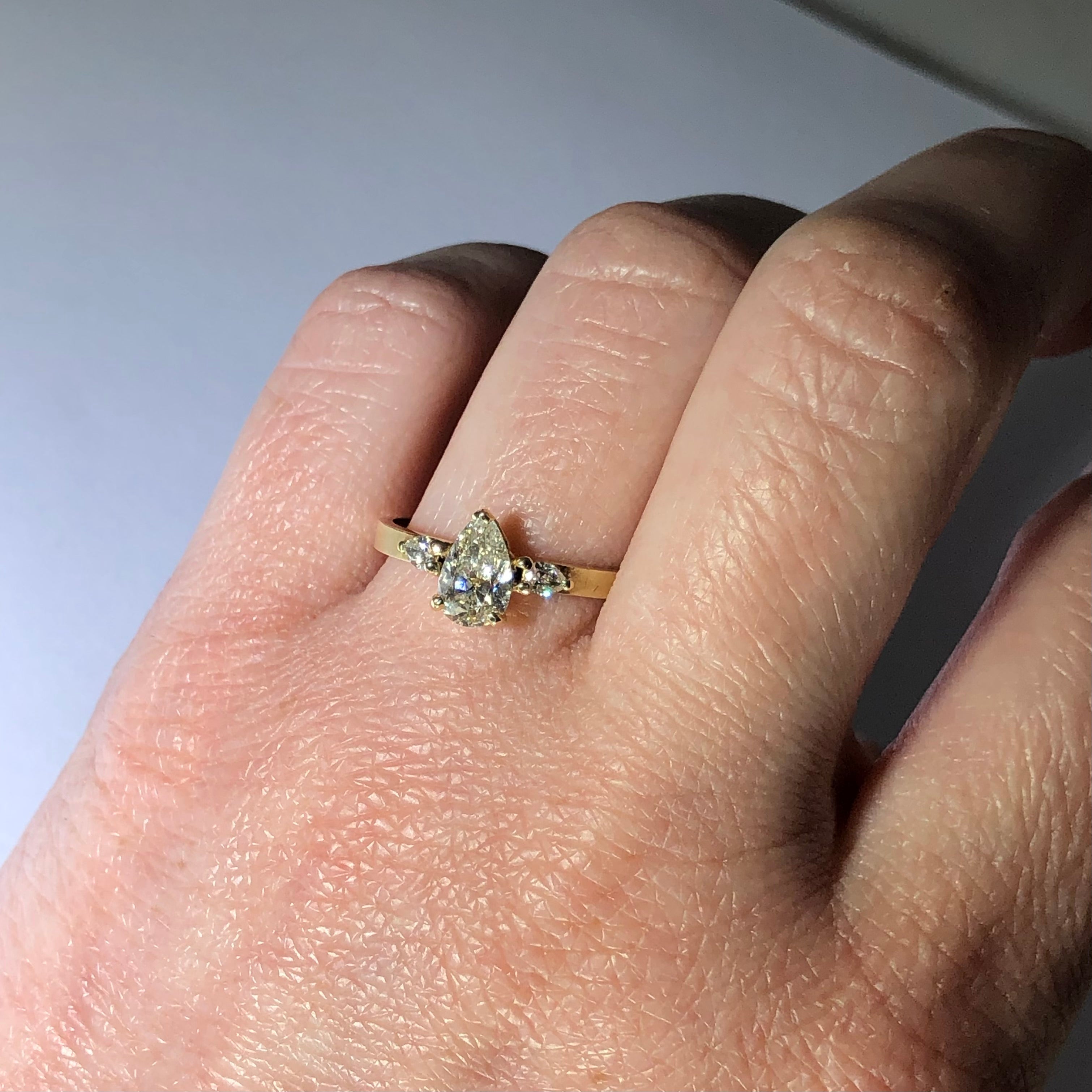 The Three Petal Engagement Ring