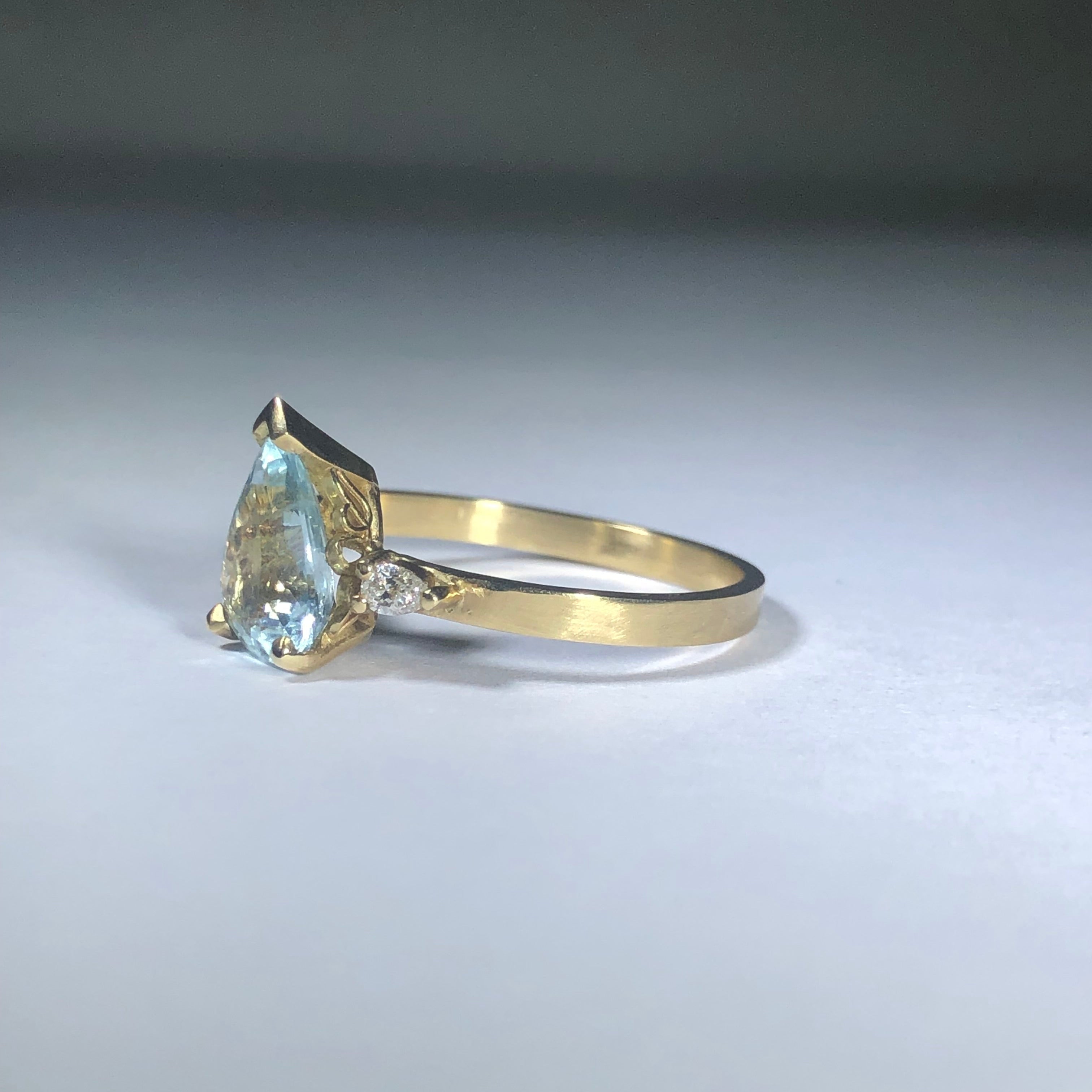 Aquamarine Pear Trio