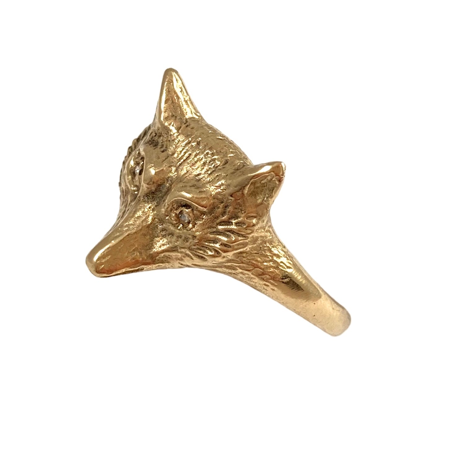 rebekah brooks jewelry, jewelry, ring, gold ring, gold jewelry, fox, fox ring, fox jewelry, gold fox, animal ring, ring, fox motif, diamond animal, unisex jewelry, men's rings, women's ring
