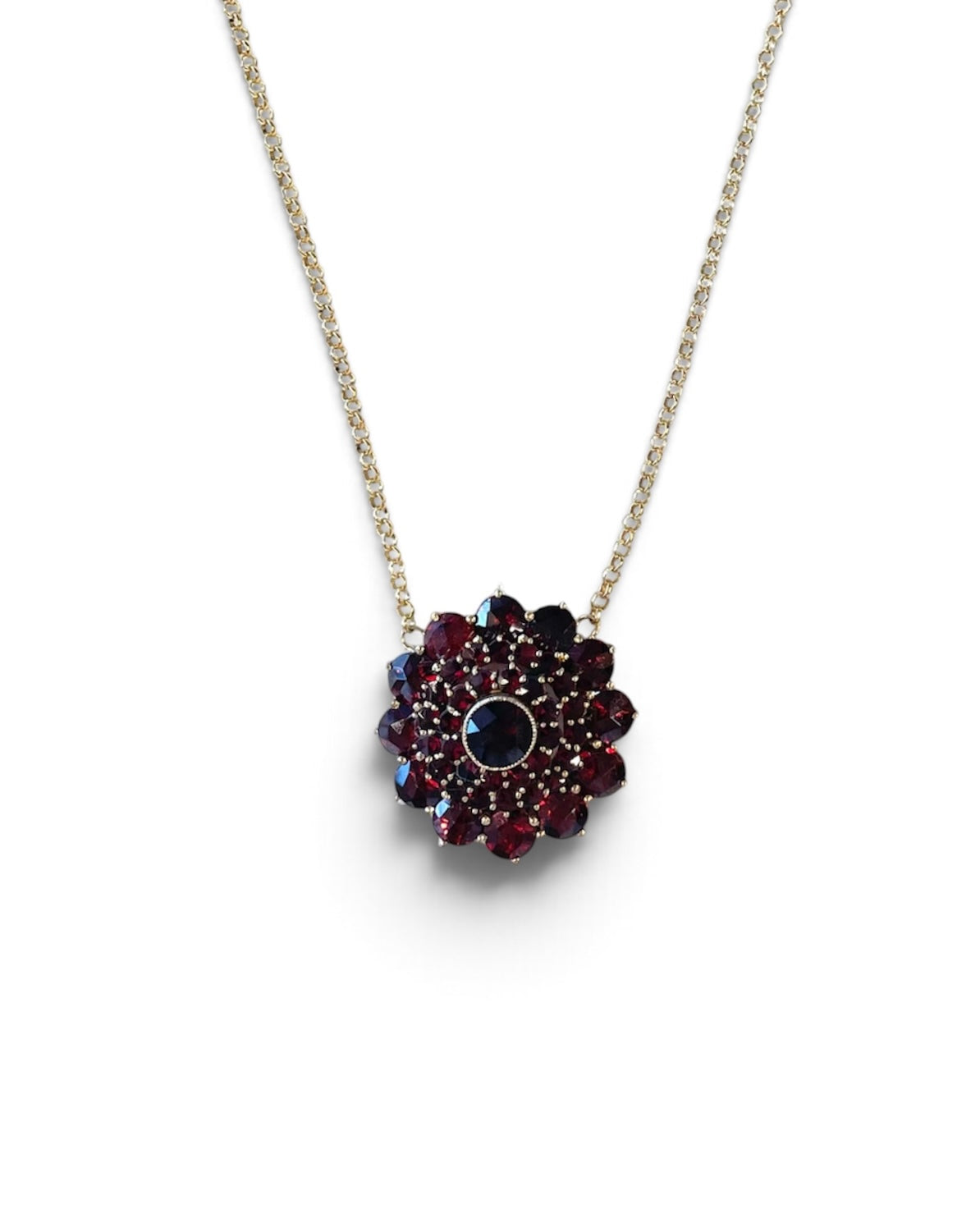Bohemian Garnet Necklace
