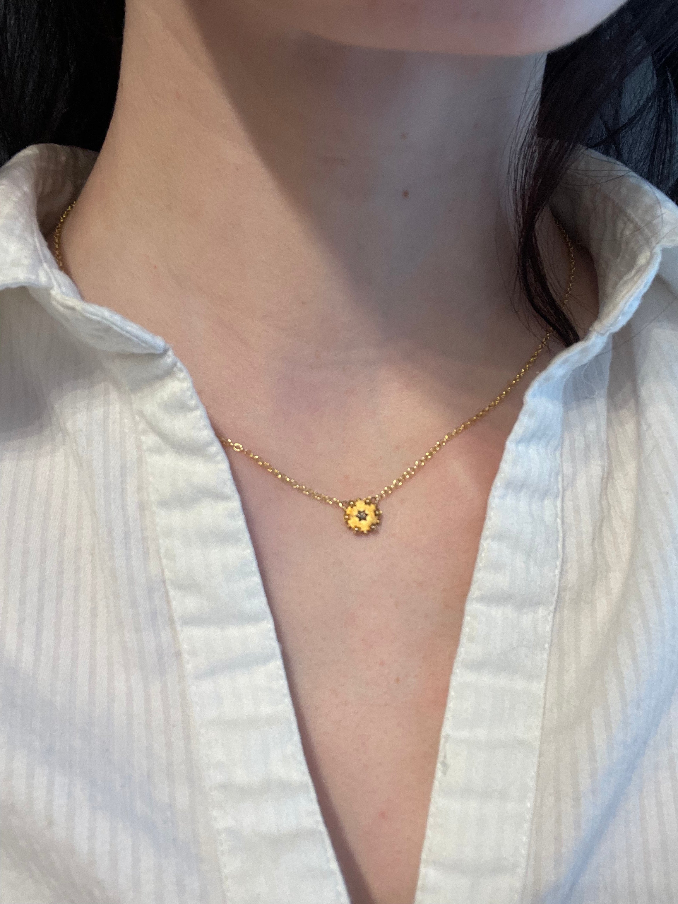 Antique Celestial Star Necklace