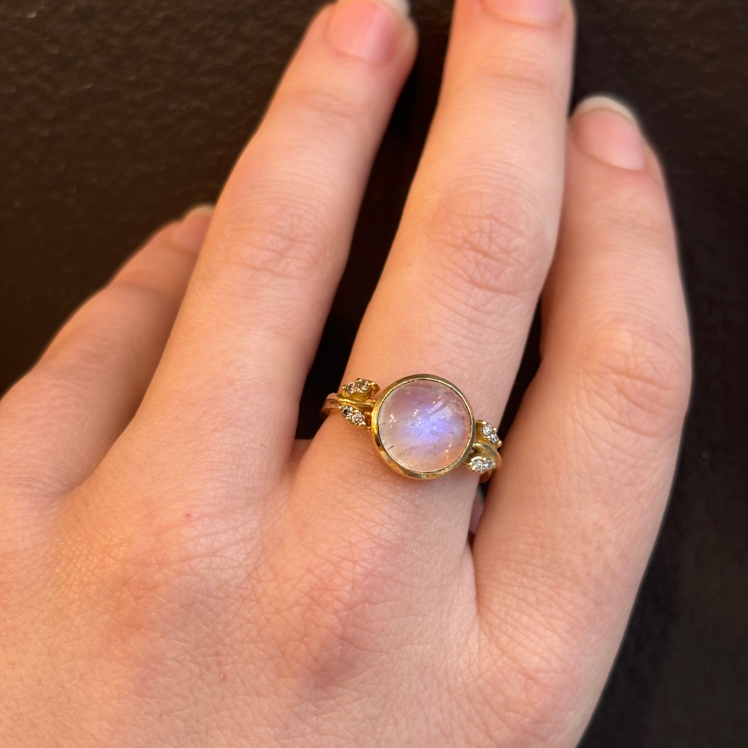 The Moonstone and Diamond Ring