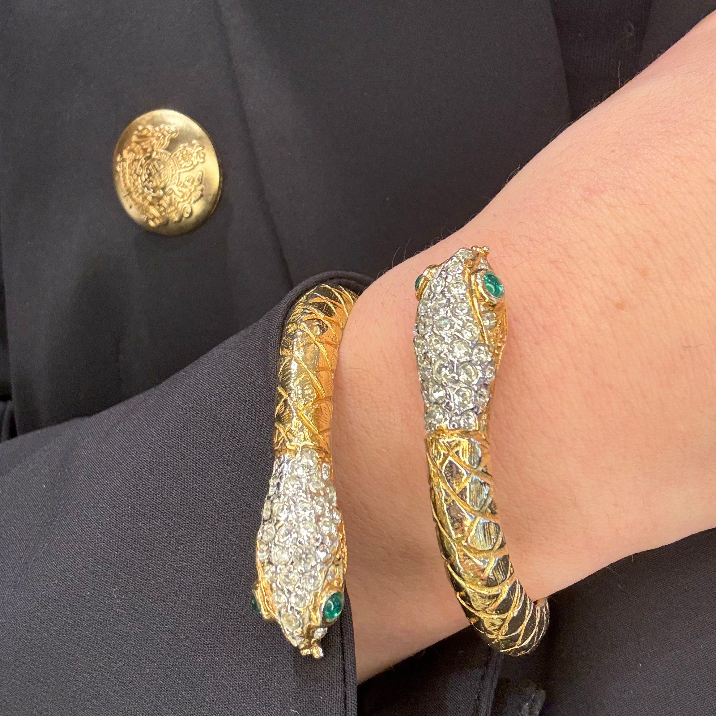Very Rare Keneth J Lane Snake Cuff
