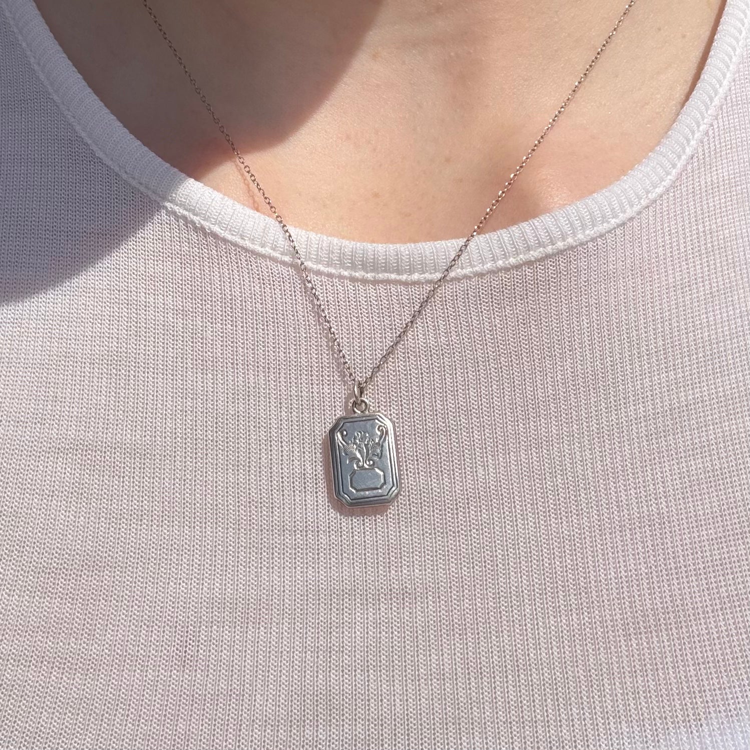 Antique Sterling Silver Locket
