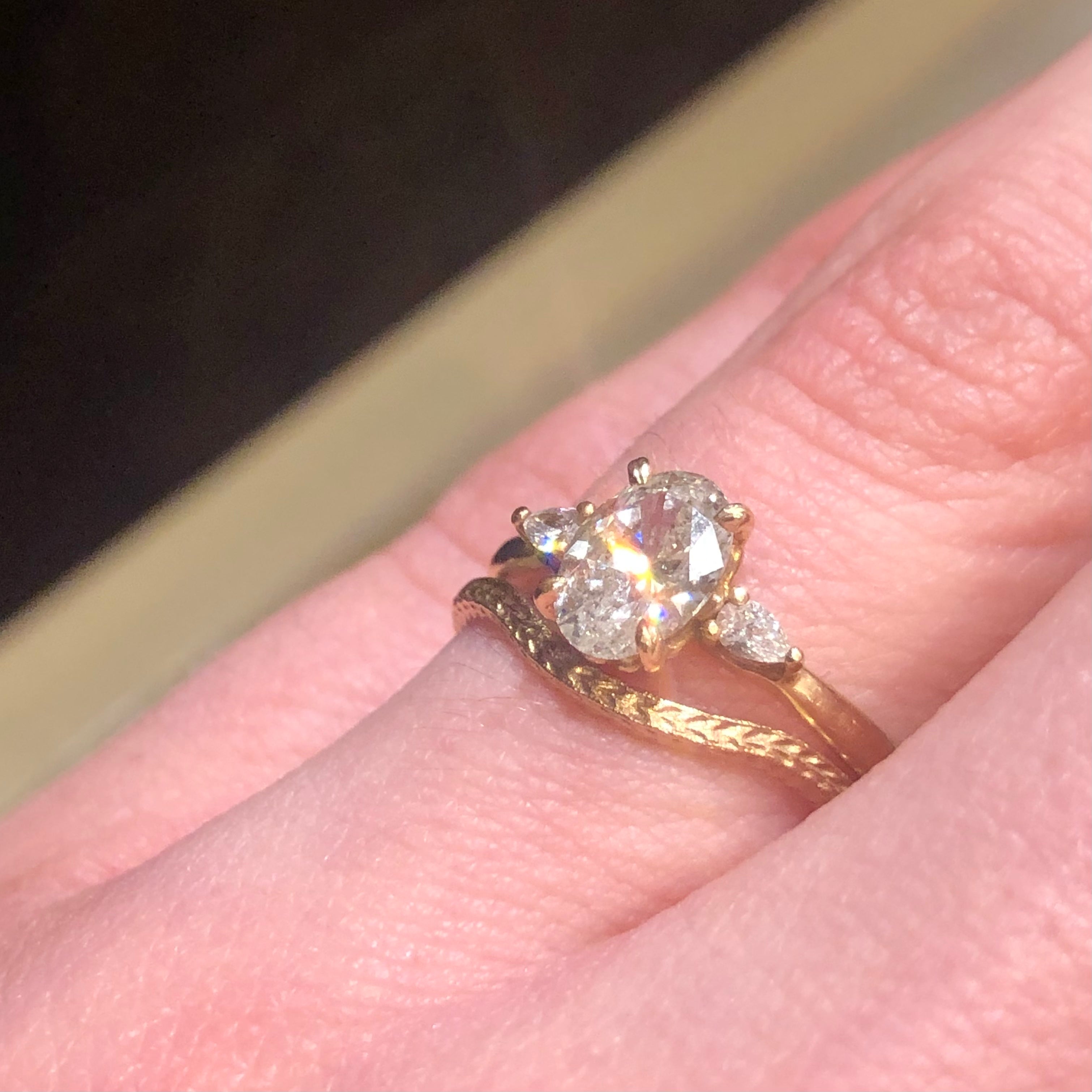 The Wheat Contour Ring