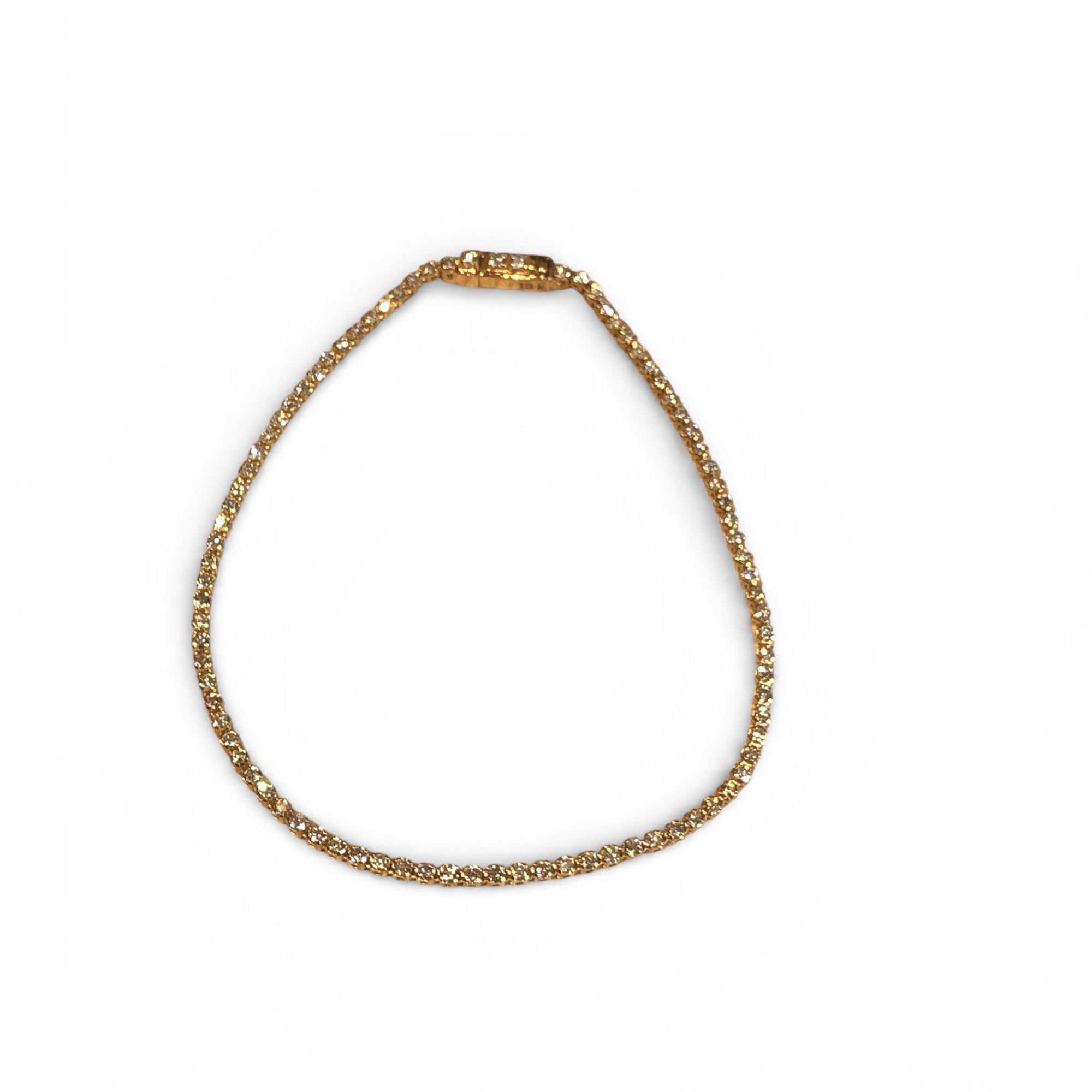 18k Diamond Tennis Bracelet