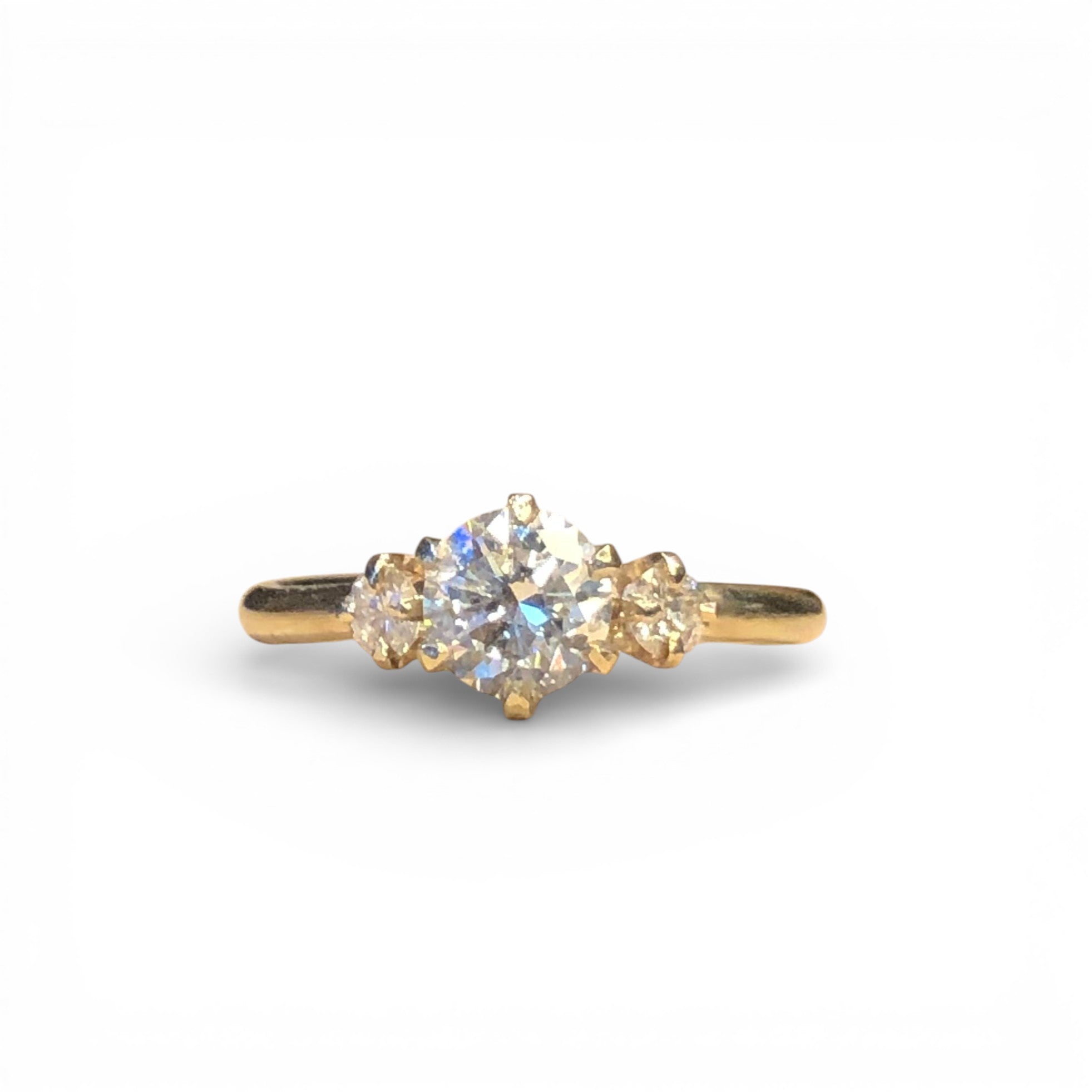 Trio Engagement Ring