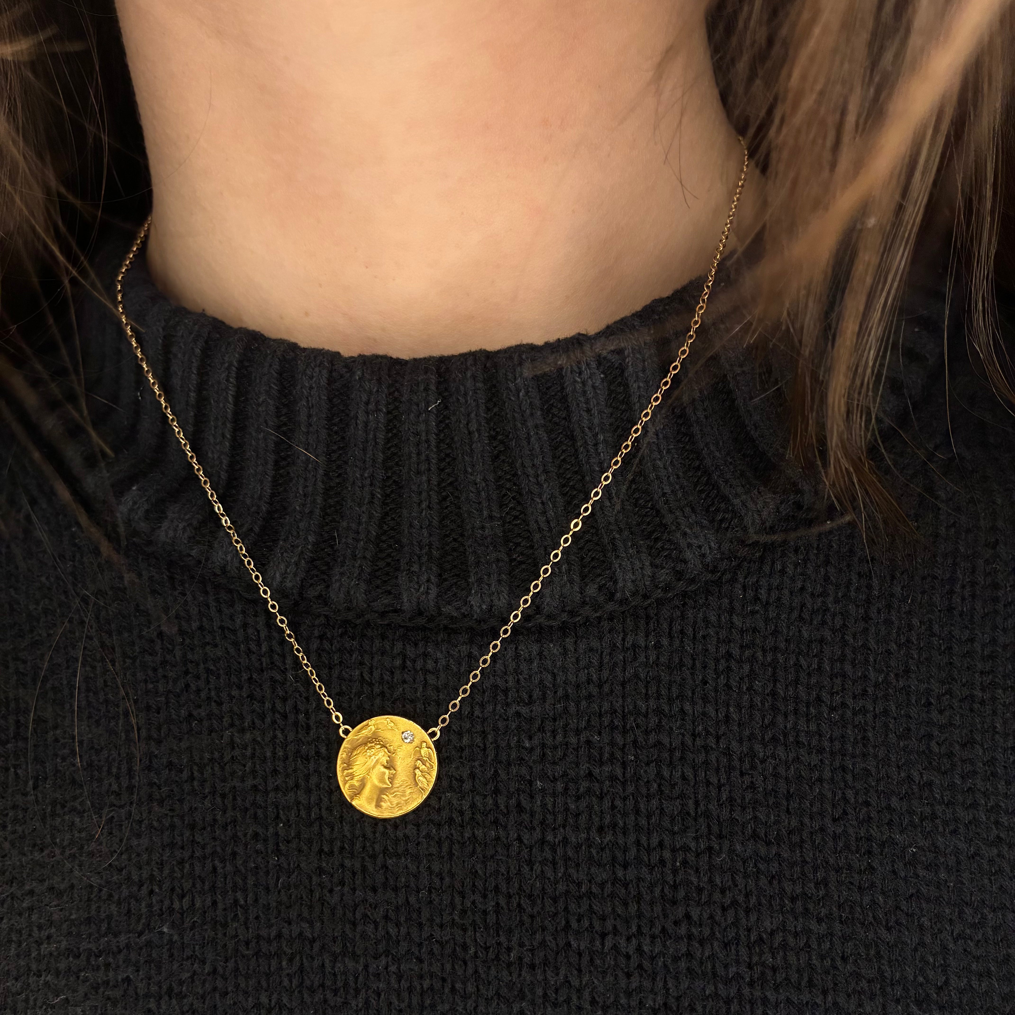 Antique Art Nouveau Pendant