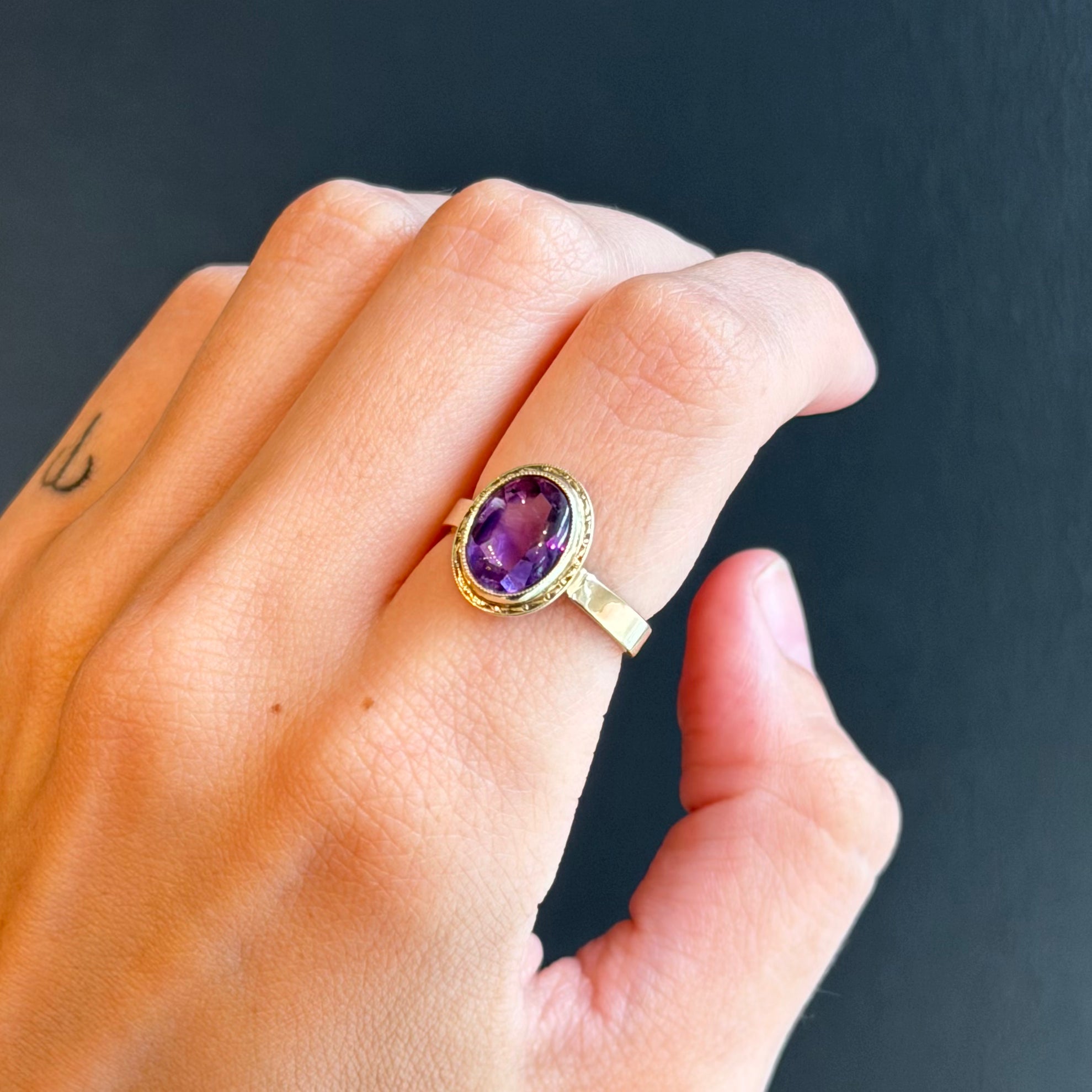Vintage Amethyst Ring