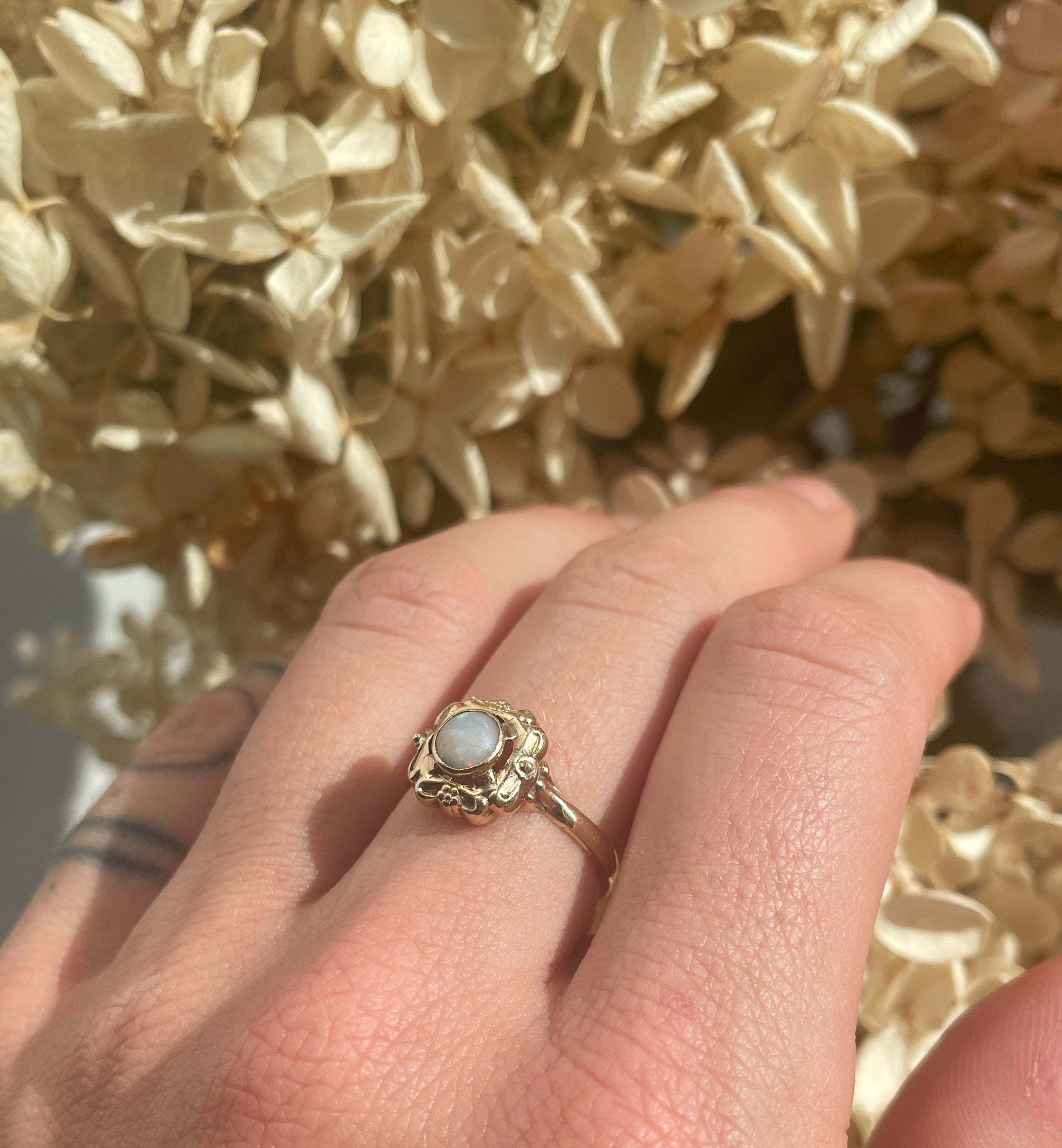 Antique 14k Opal Ring