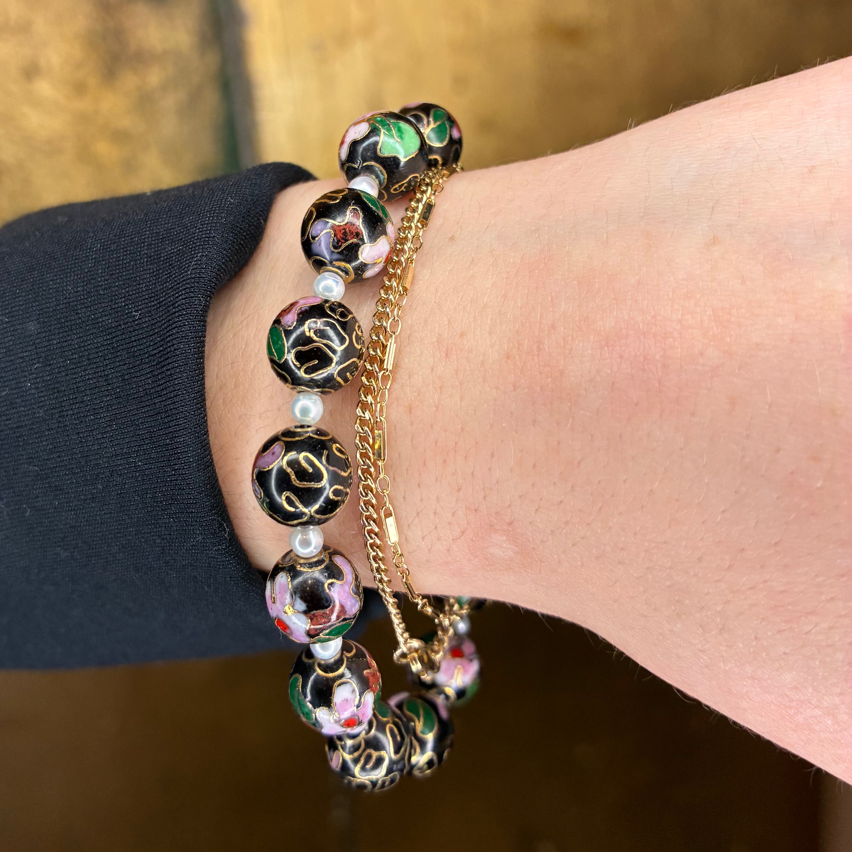 Vintage Cloisonne Bracelet