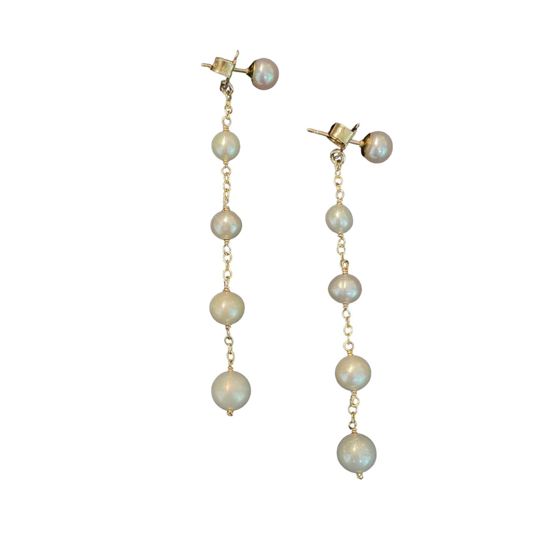 Pearl Threader Earrings
