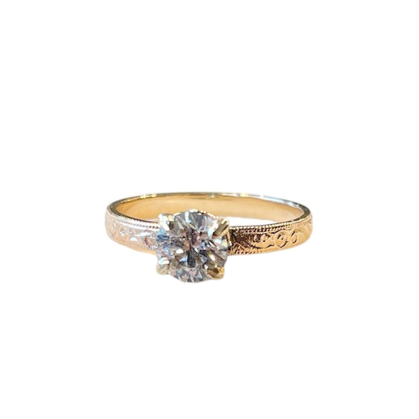 The Spiral Solitaire Ring