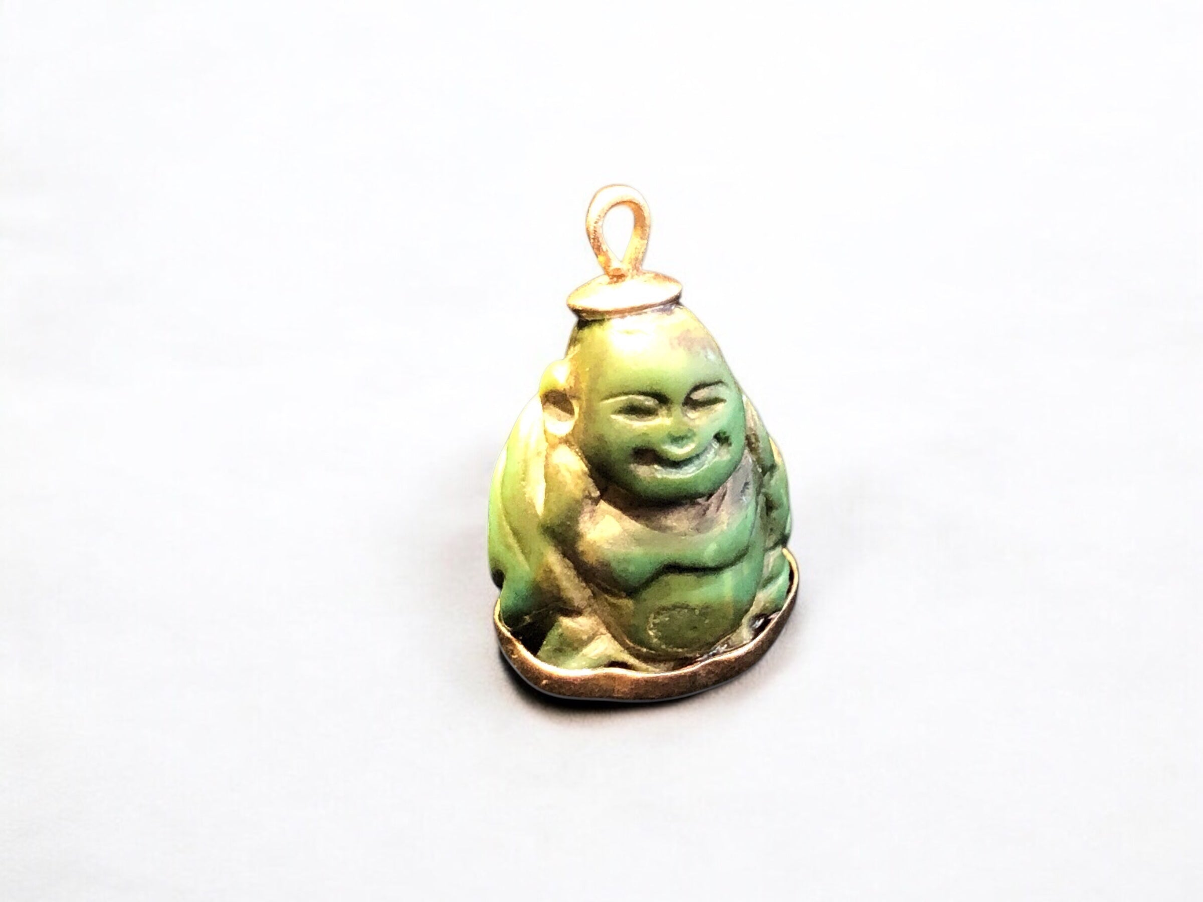 Antique 14k Gold Buddha Charm
