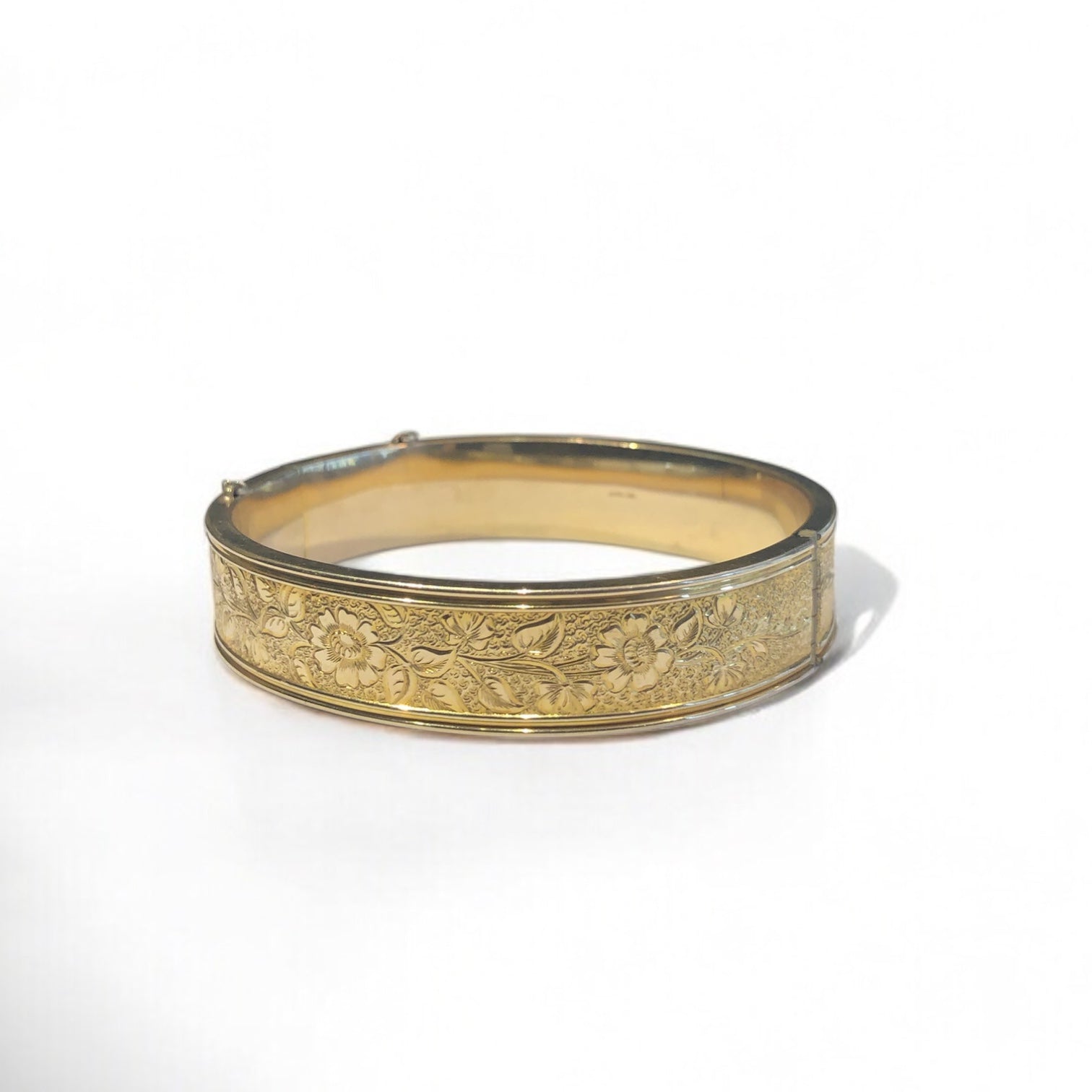 Antique Gold-Fill Floral Cuff