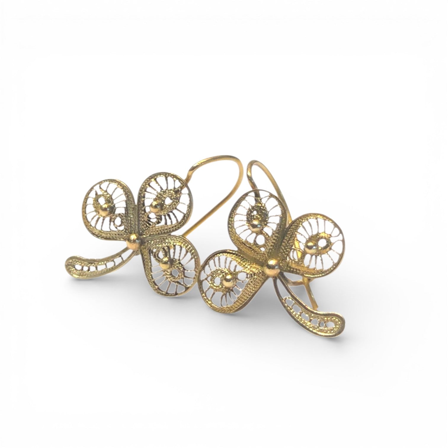 Antique 14k Yellow Gold Spanish Filigree Rings