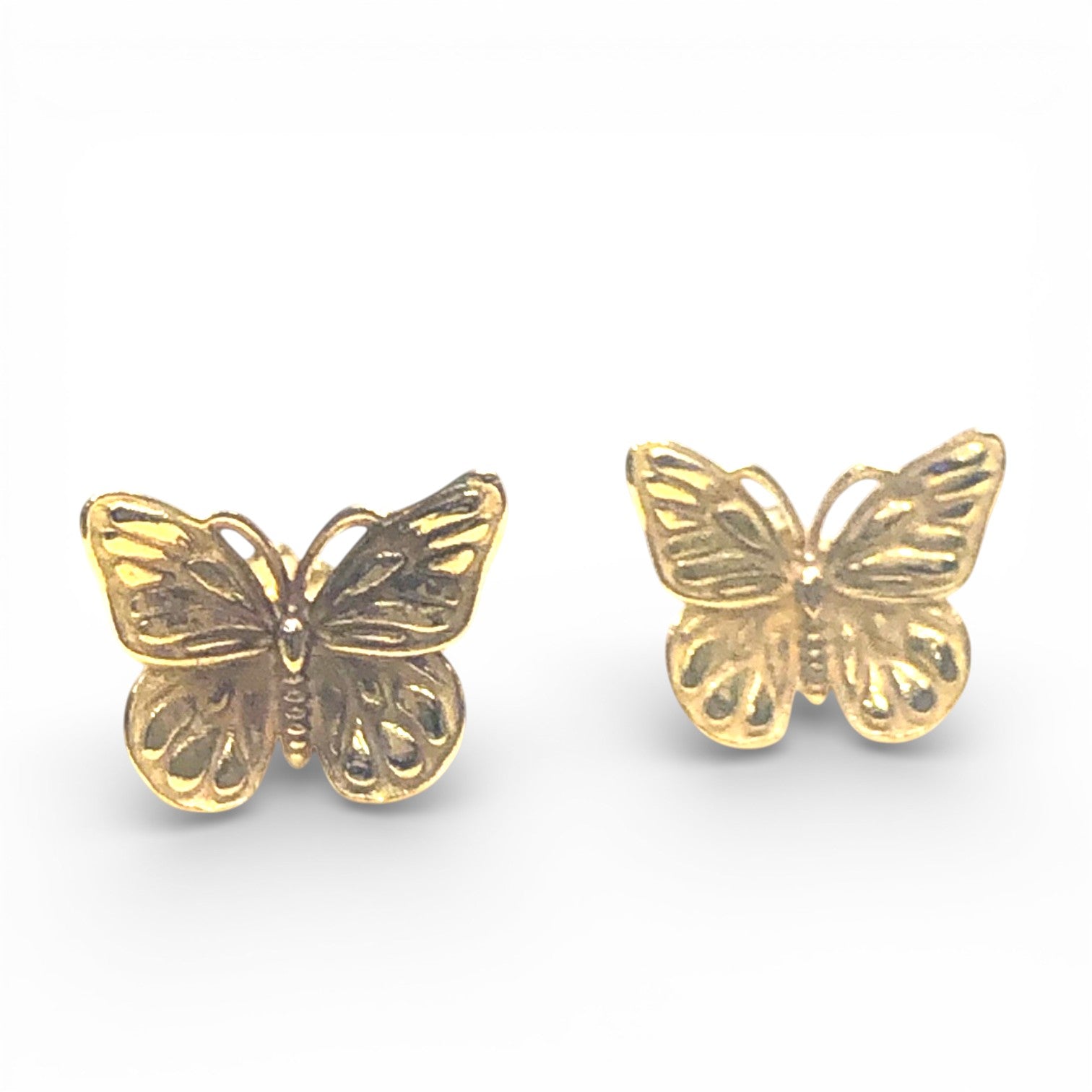 Gold Vermeil Butterfly Studs