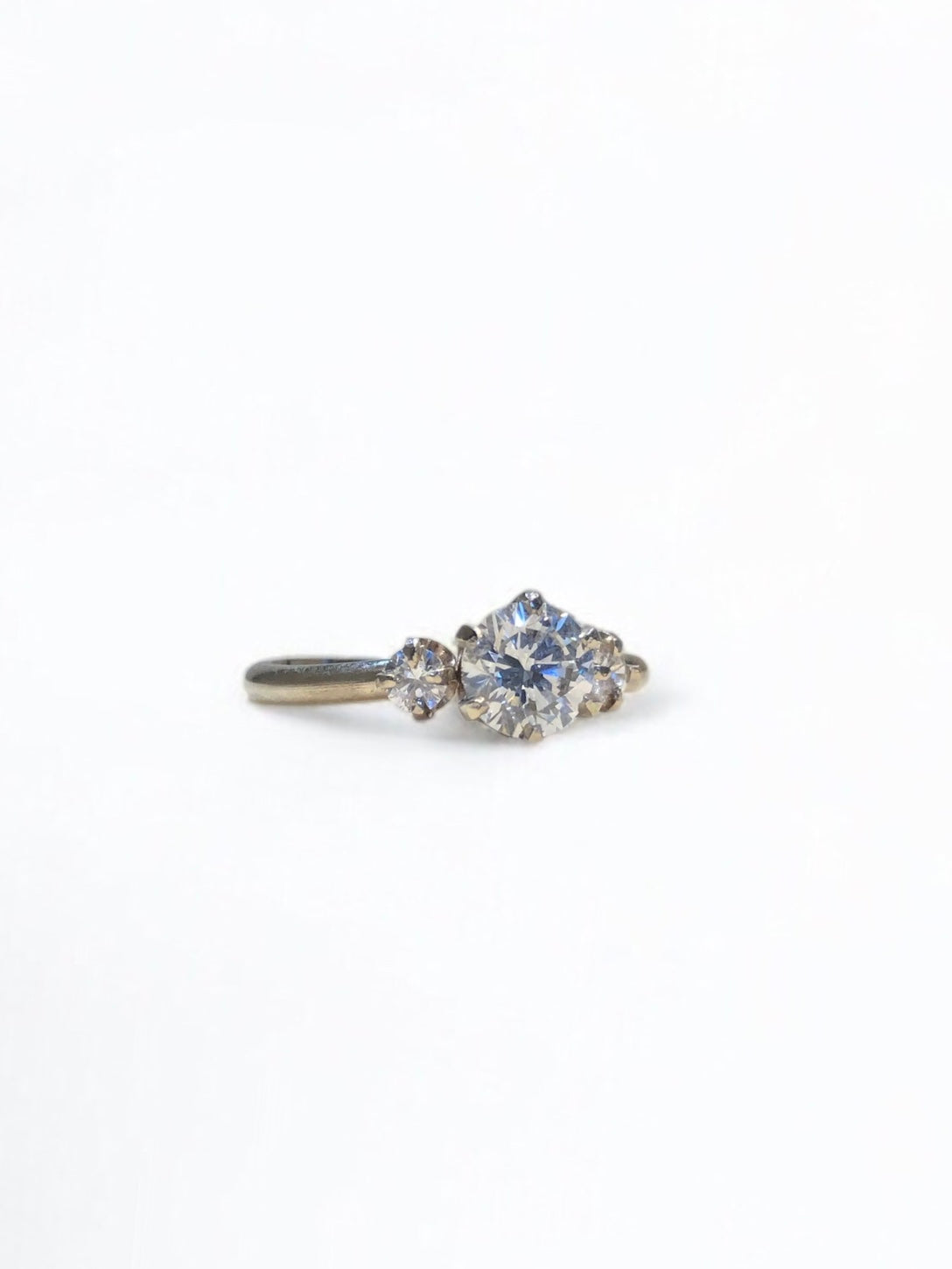 Trio Engagement Ring