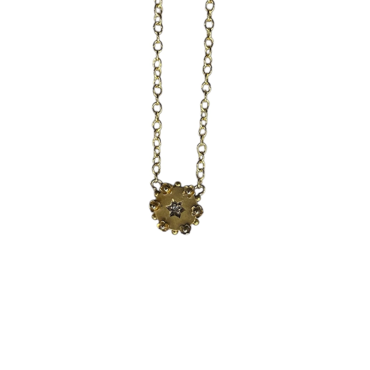 Antique Celestial Star Necklace