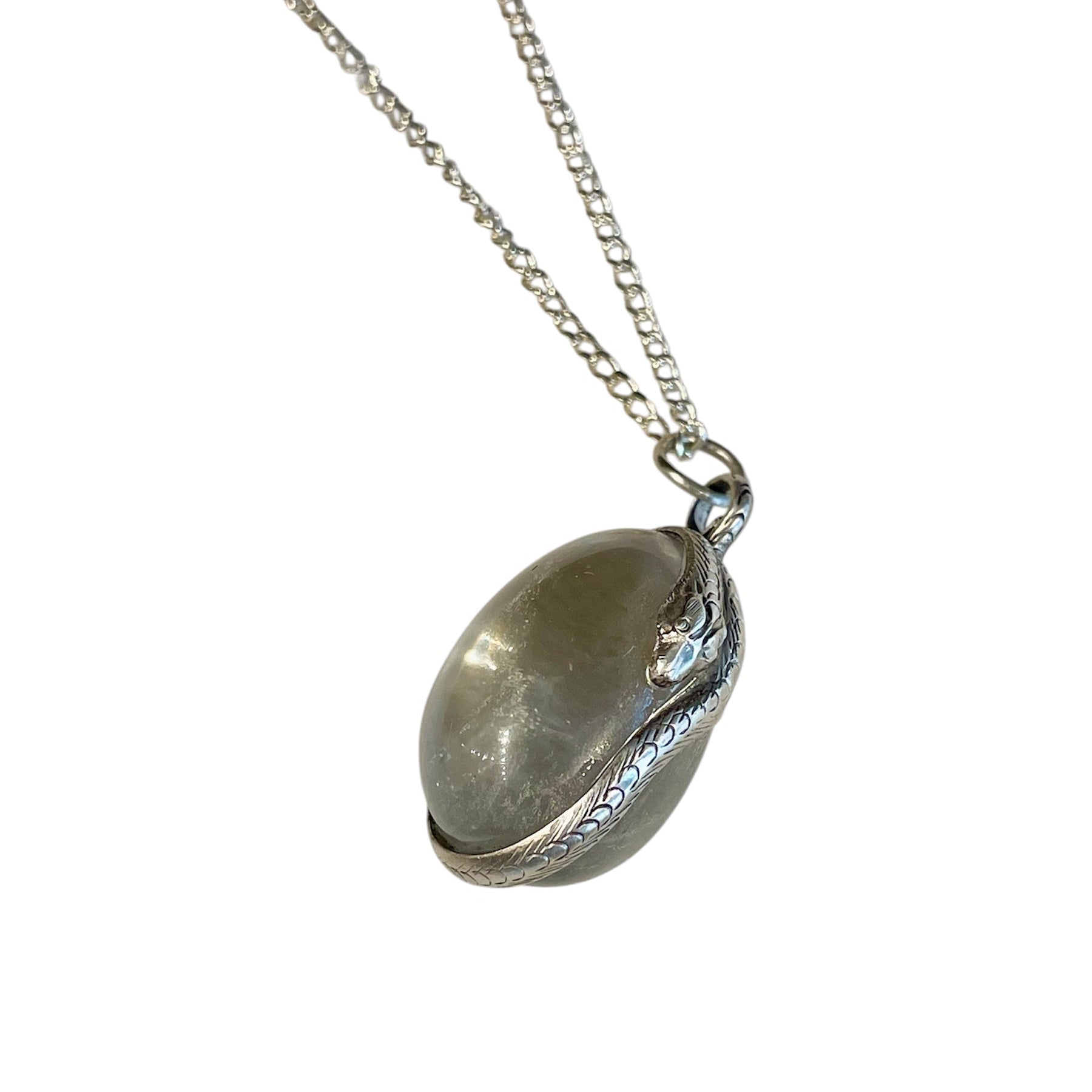 Rare Antique Snake Crystal Necklace