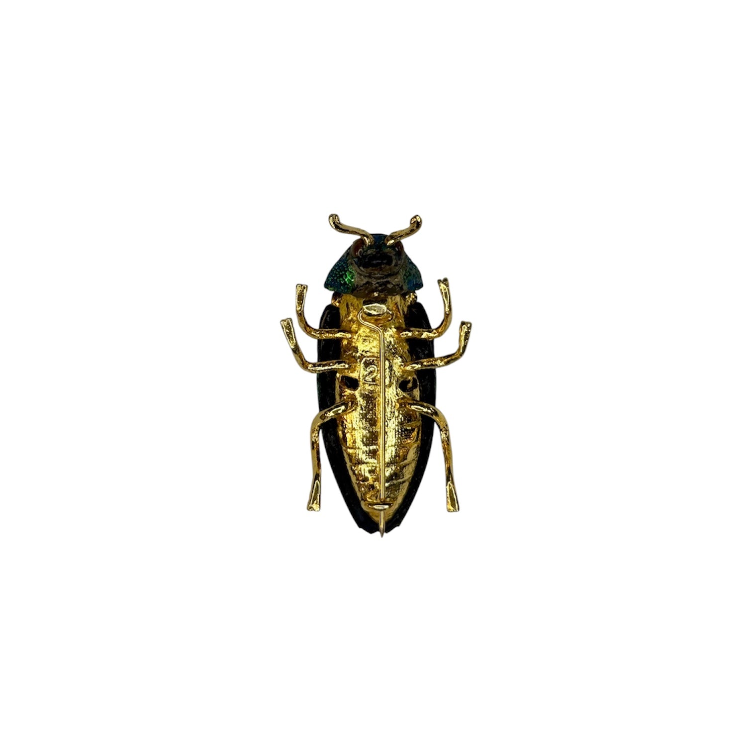 Vintage Scarab Beetle Brooch