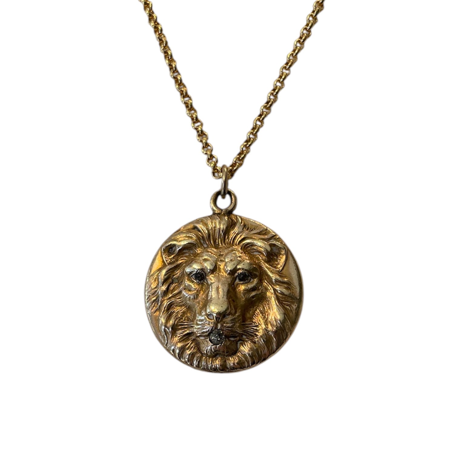Antique Lion Locket