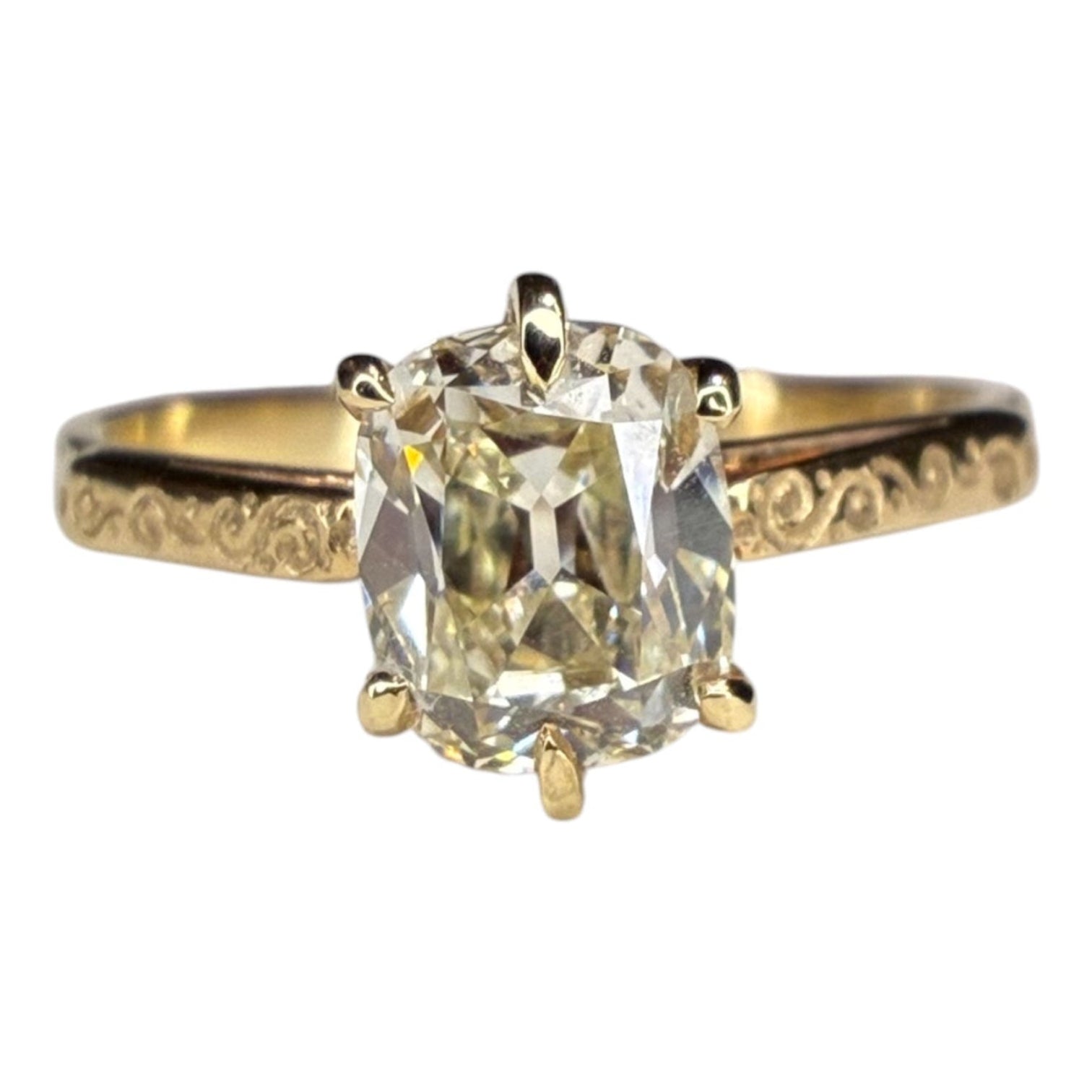 The Old Mine Solitaire Engagement Ring