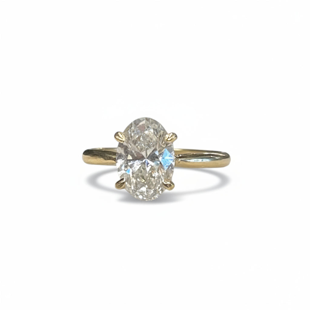 Oval Solitaire Engagement Ring