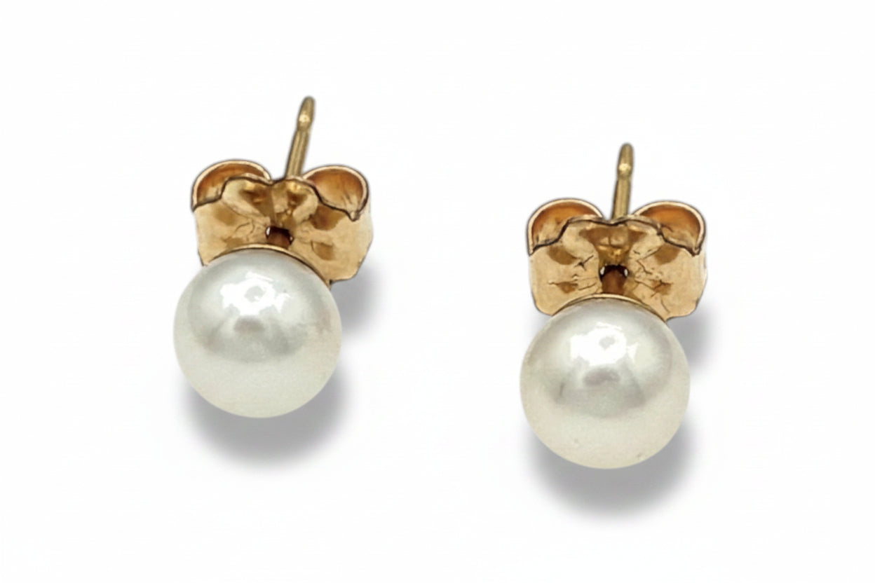 Pearl Stud Earrings