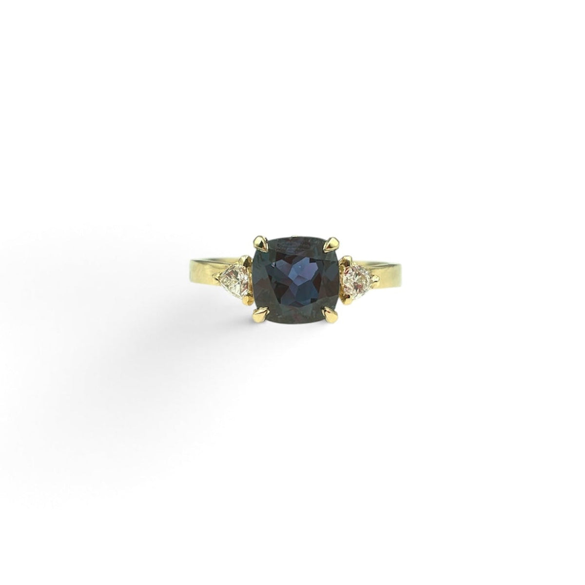 Cushion Alexandrite Trillion Trio