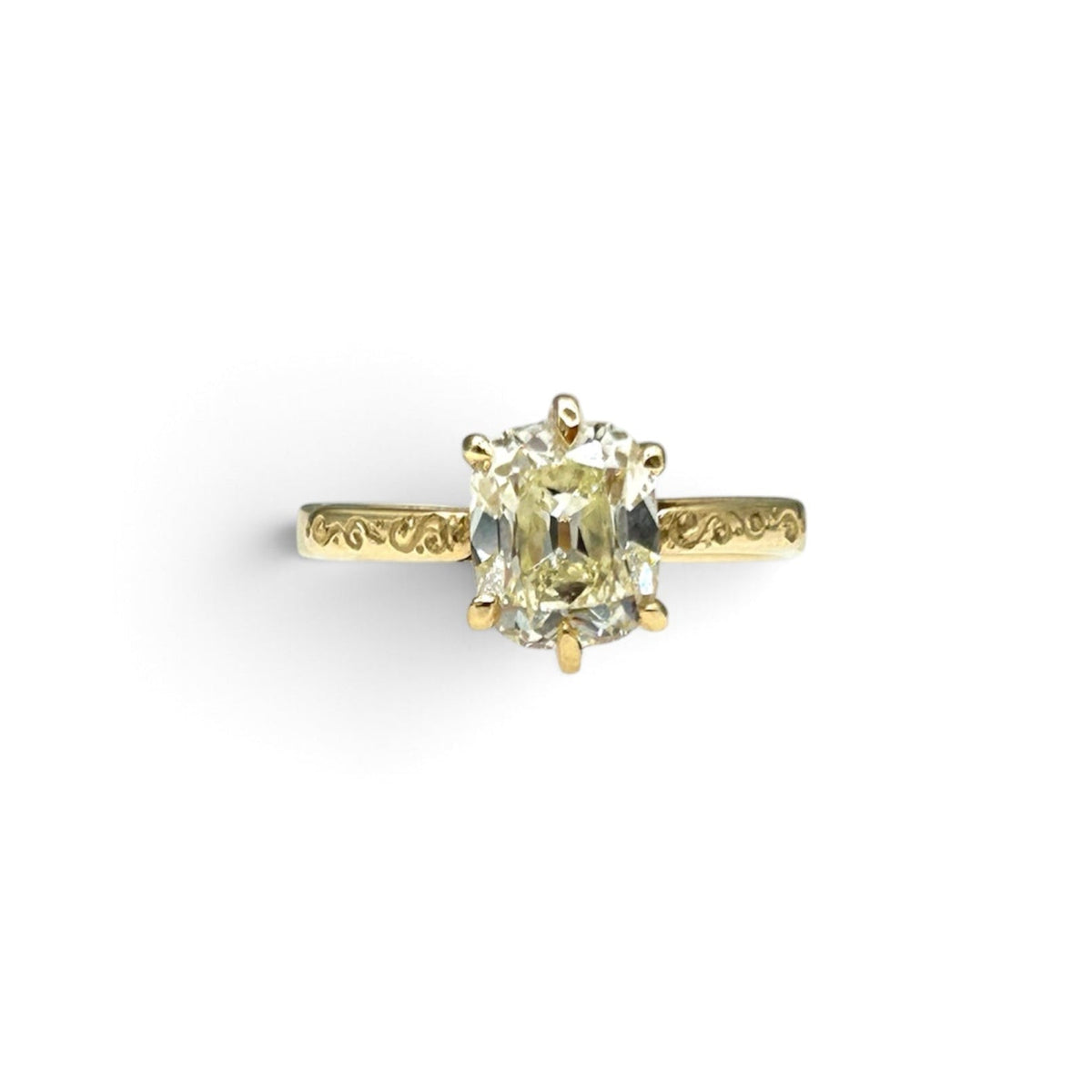 The Old Mine Solitaire Engagement Ring