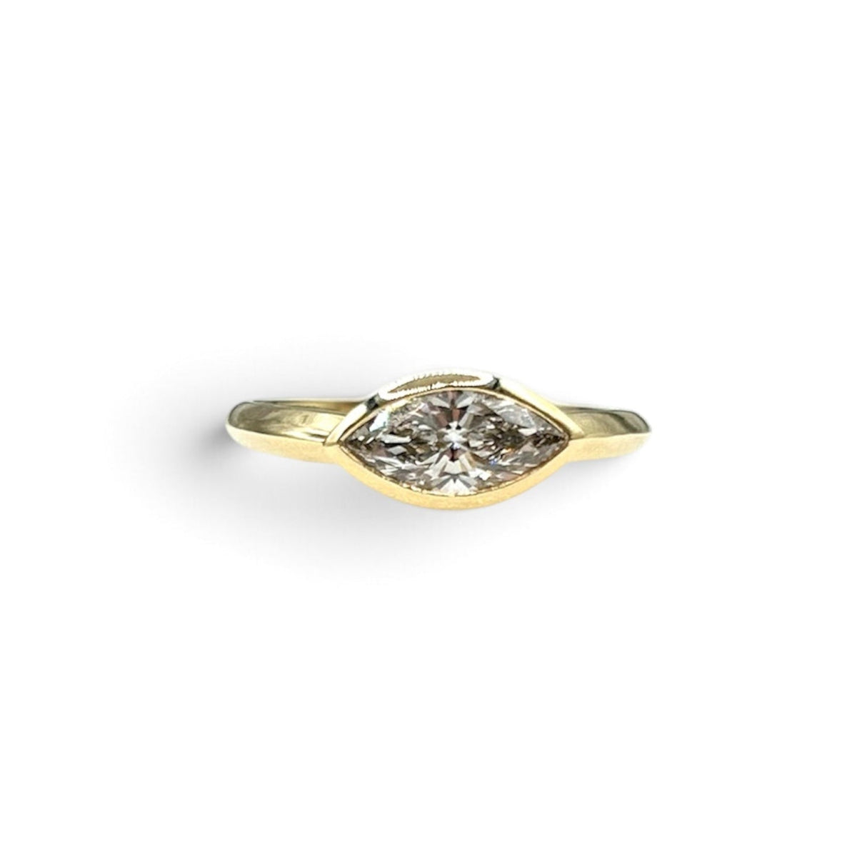 The East-West Bezel Marquise Ring