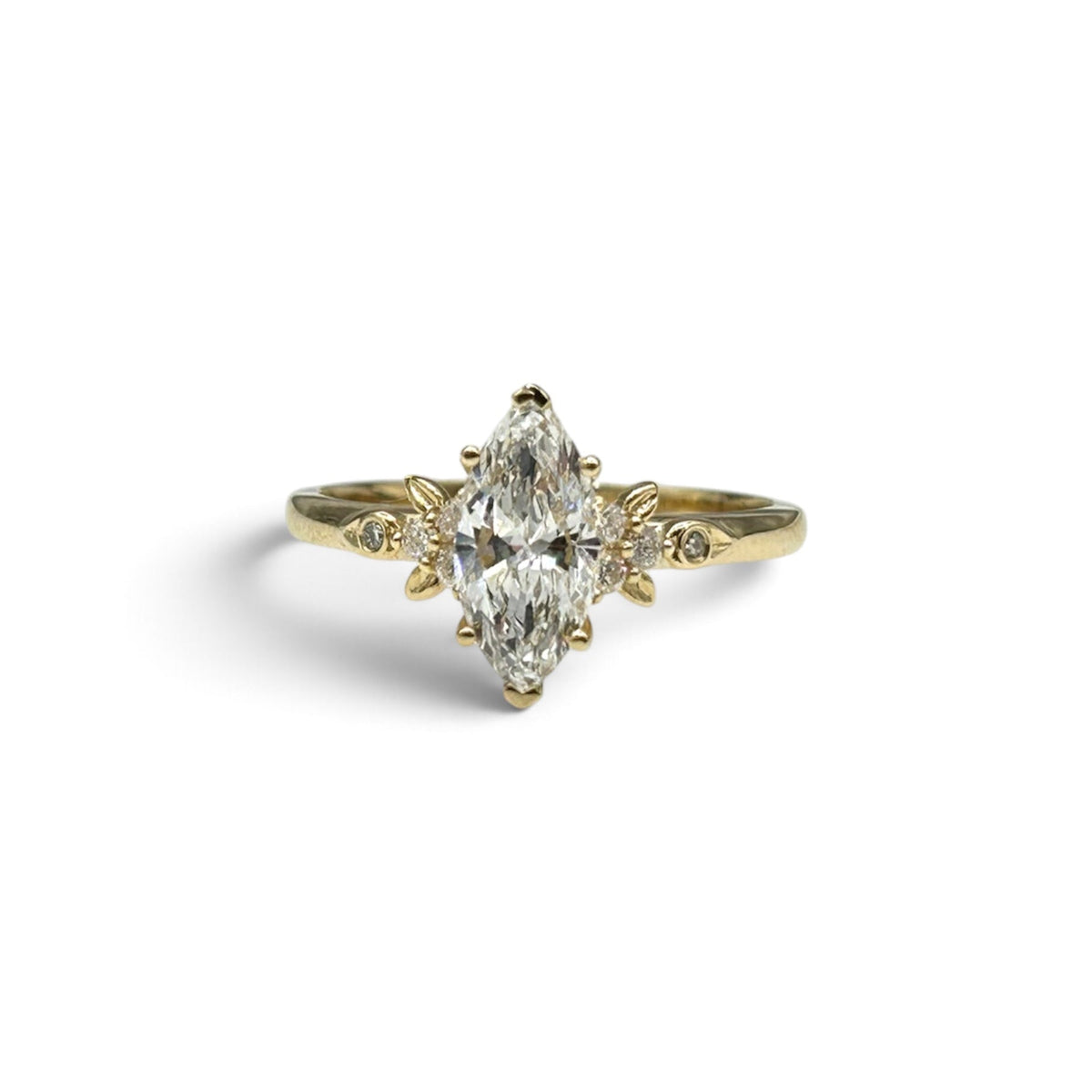 The Leafy Marquise Ring