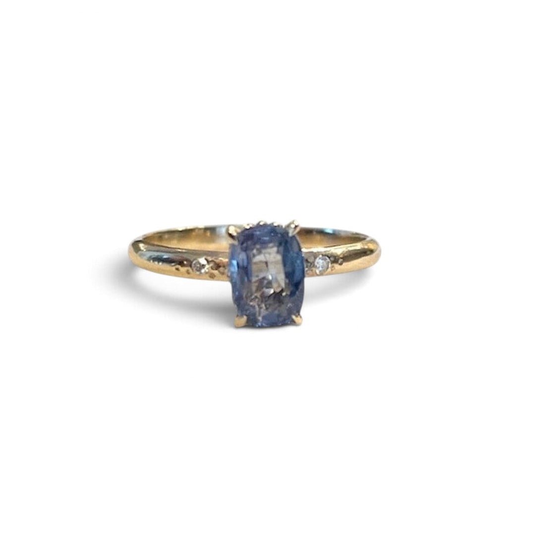 Sapphire and Diamond Ring