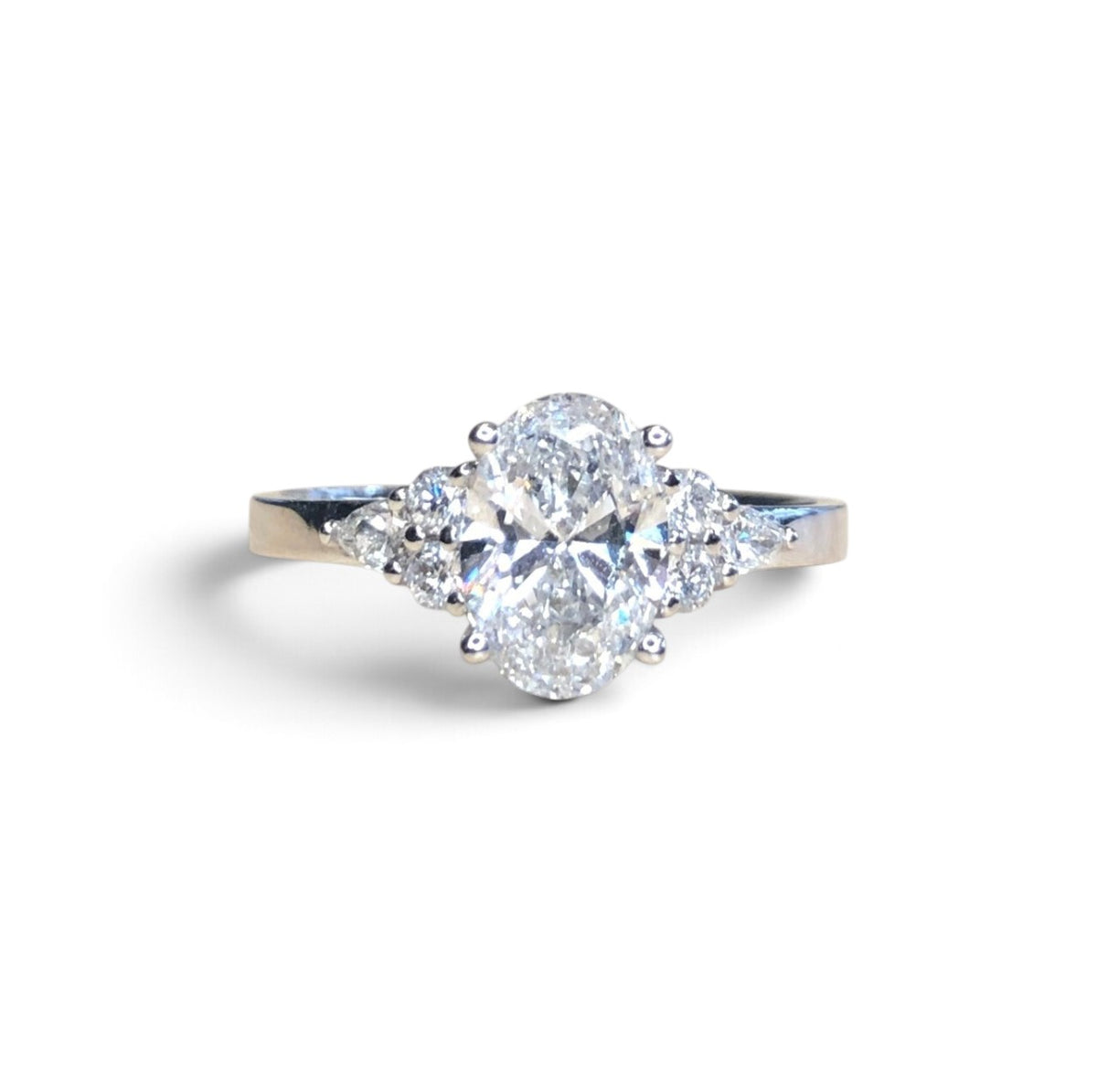 The Flora Oval Diamond Engagement Ring