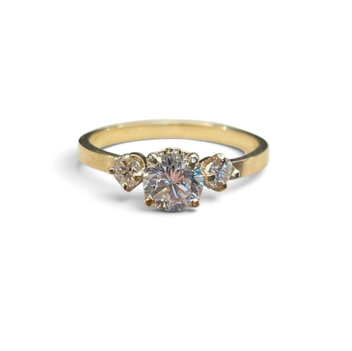 Trio Engagement Ring