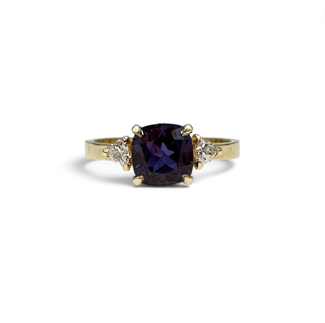 Cushion Alexandrite Trillion Trio