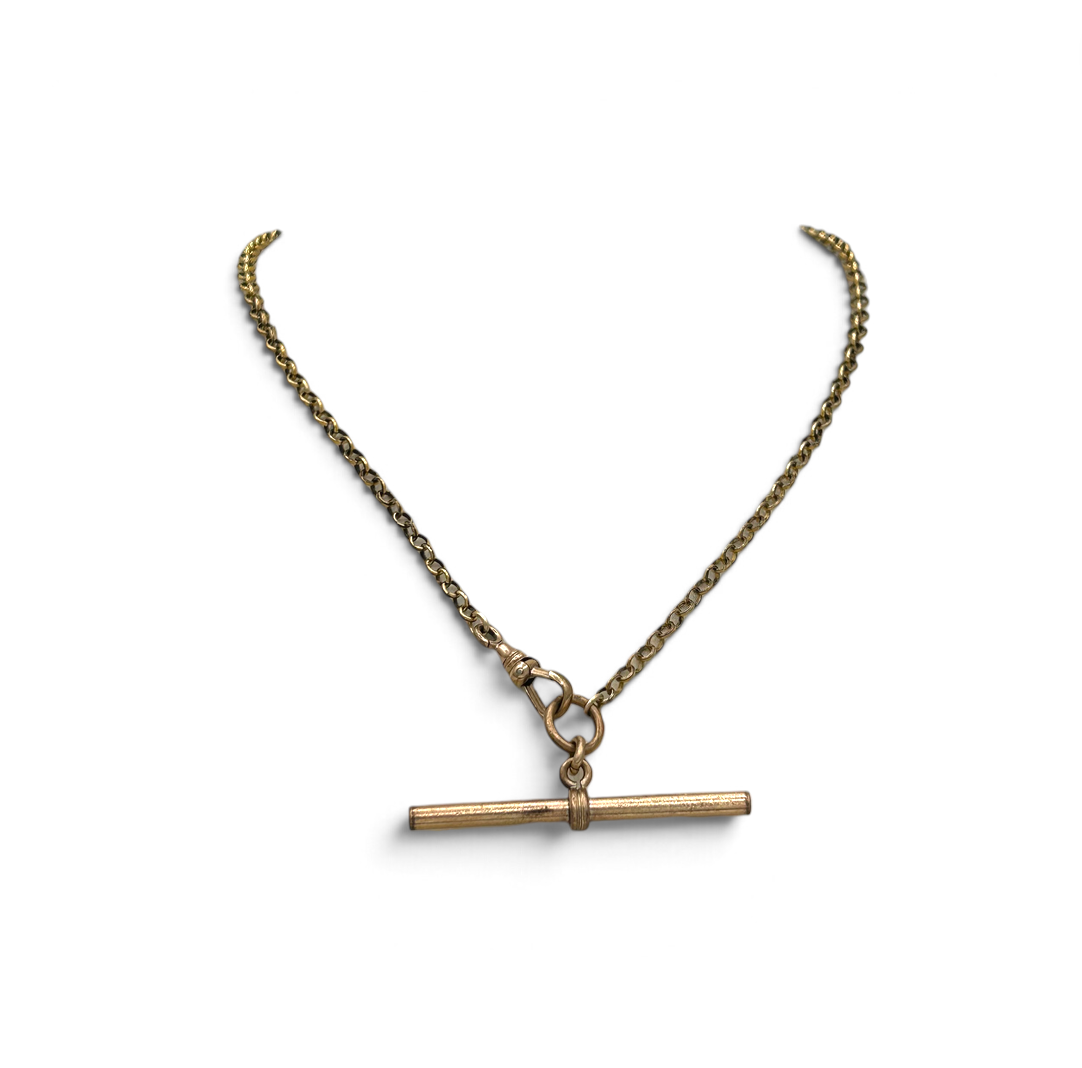 Antique Watch Chain Necklace