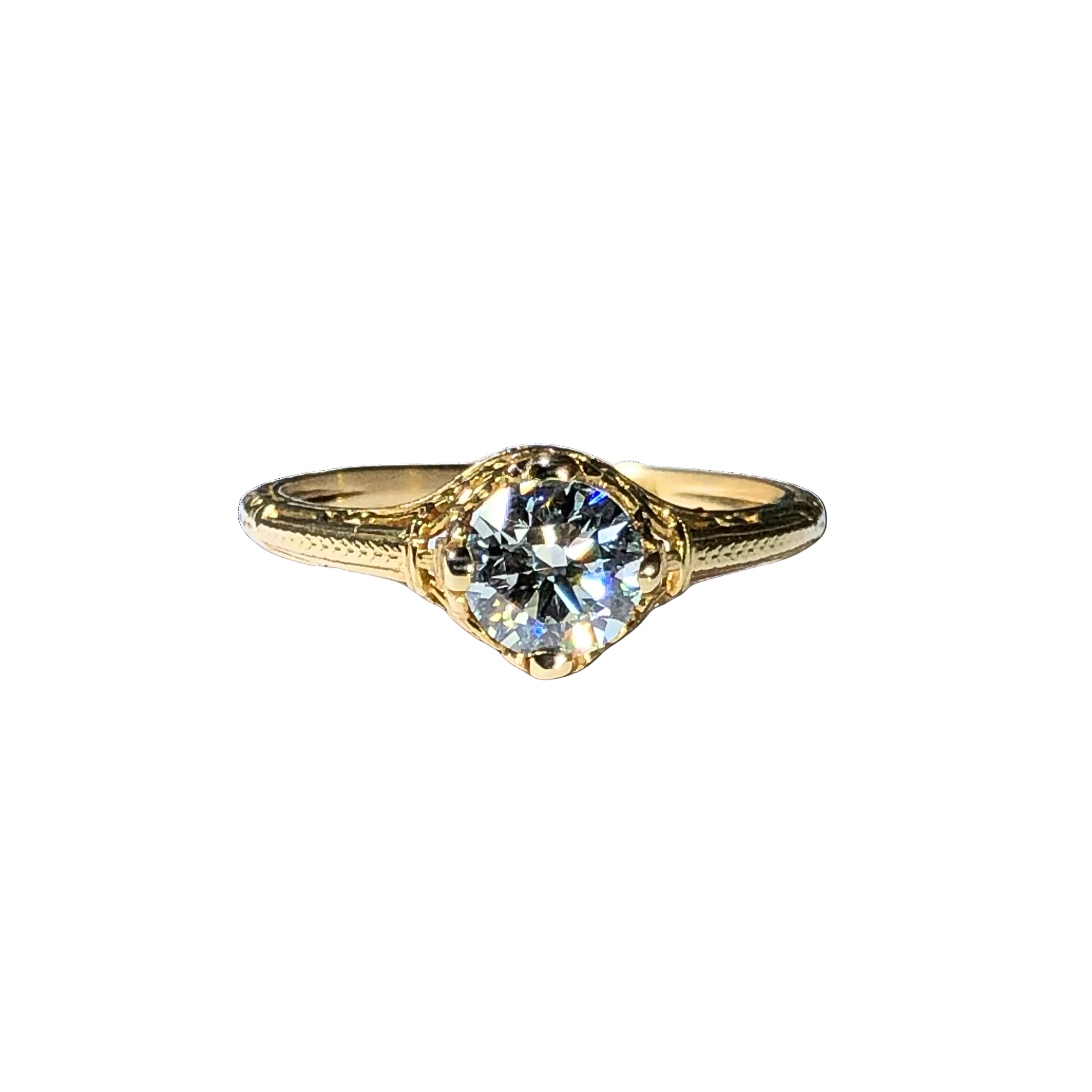 The Filigree Engagement Ring