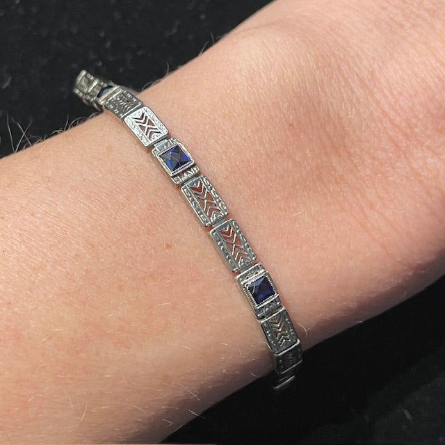 Antique Sapphire Bracelet