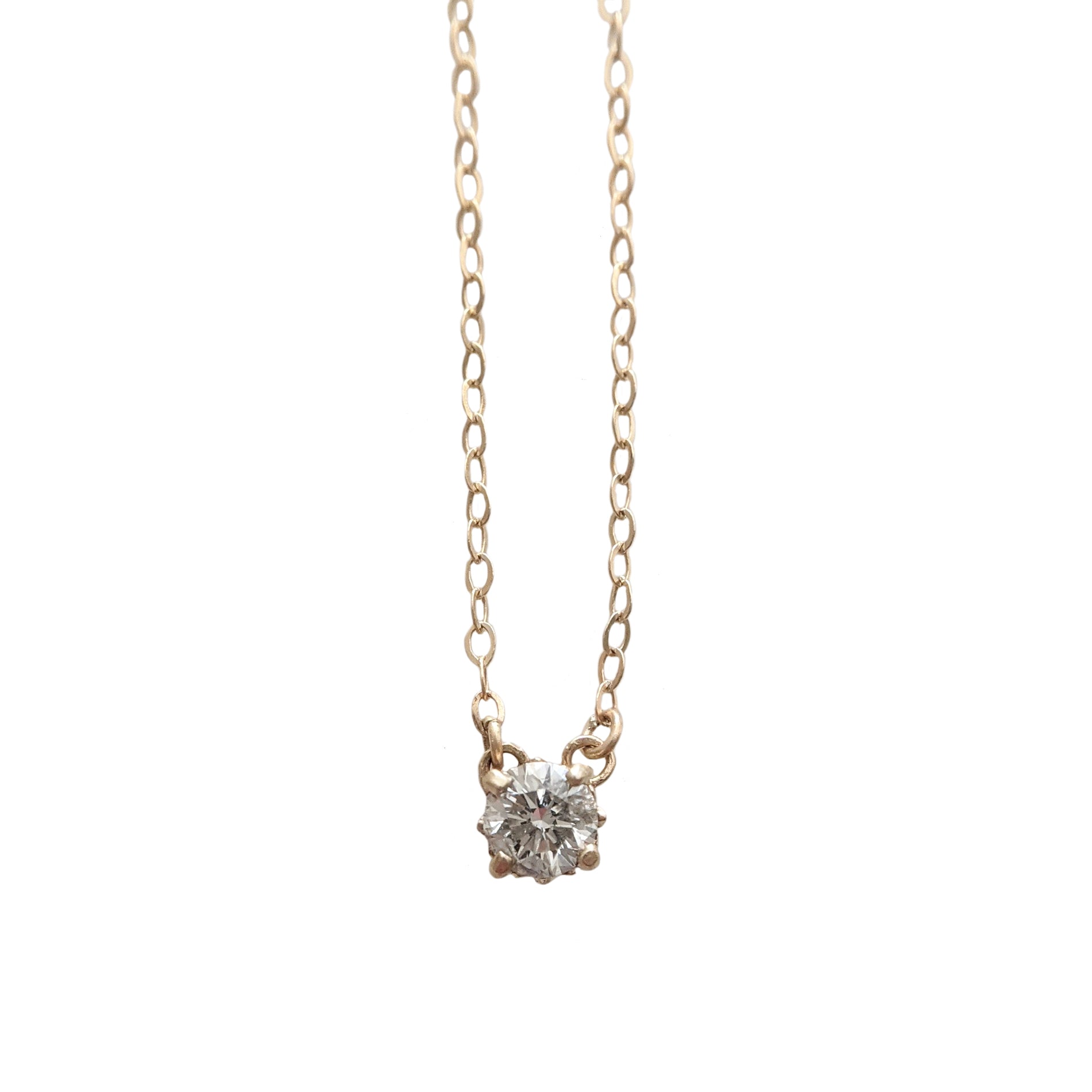 Diamond Solitaire Necklace